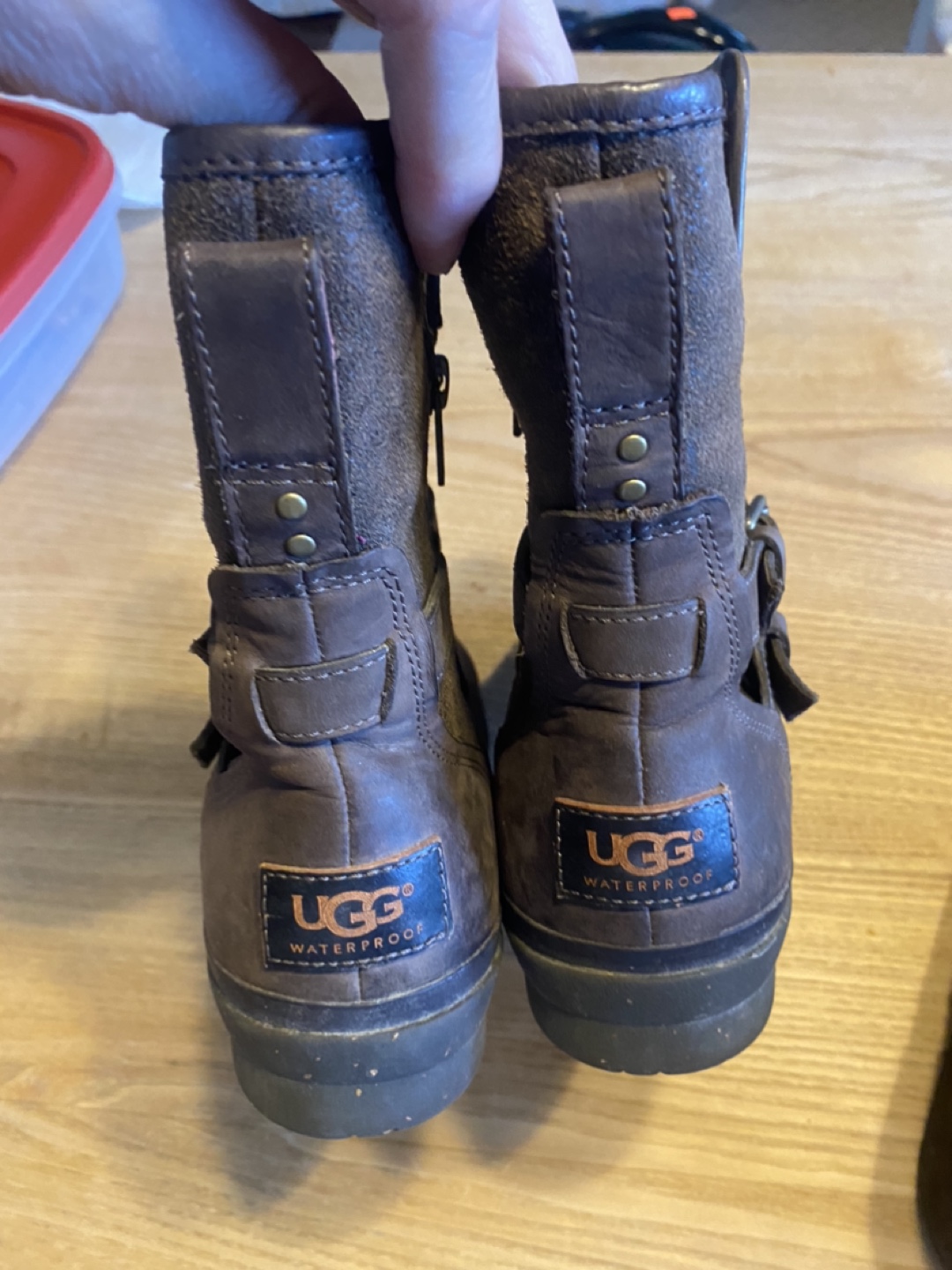 UGG Brown Leather Boots