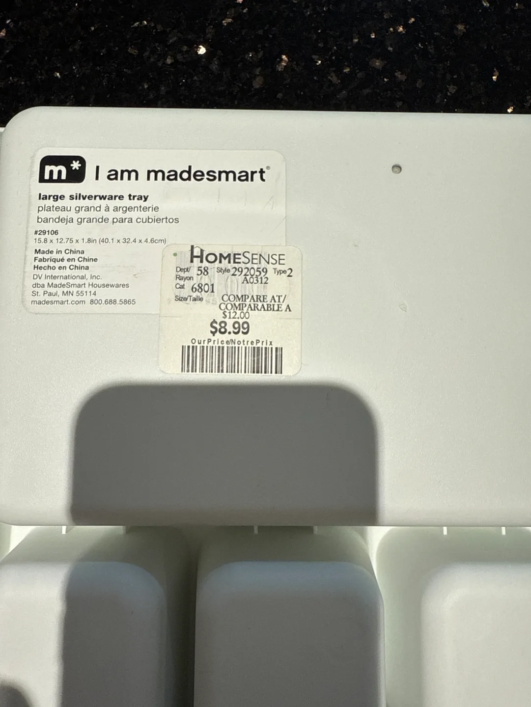 Madesmart Large Silverware Tray image indicator(3)
