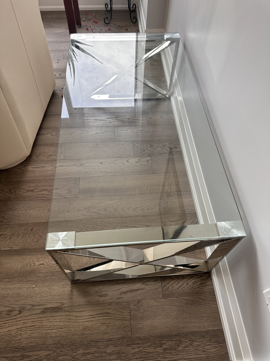 Glass Coffee Table Set