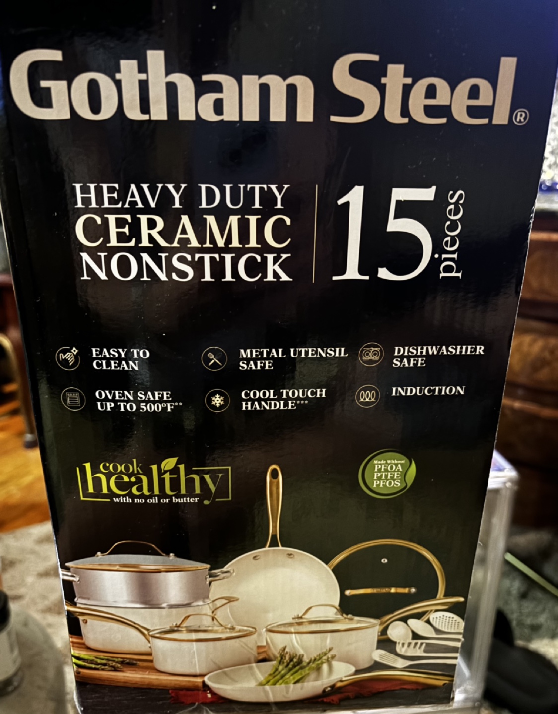 Gotham Steel 15 Piece Cookware Set - photo 4
