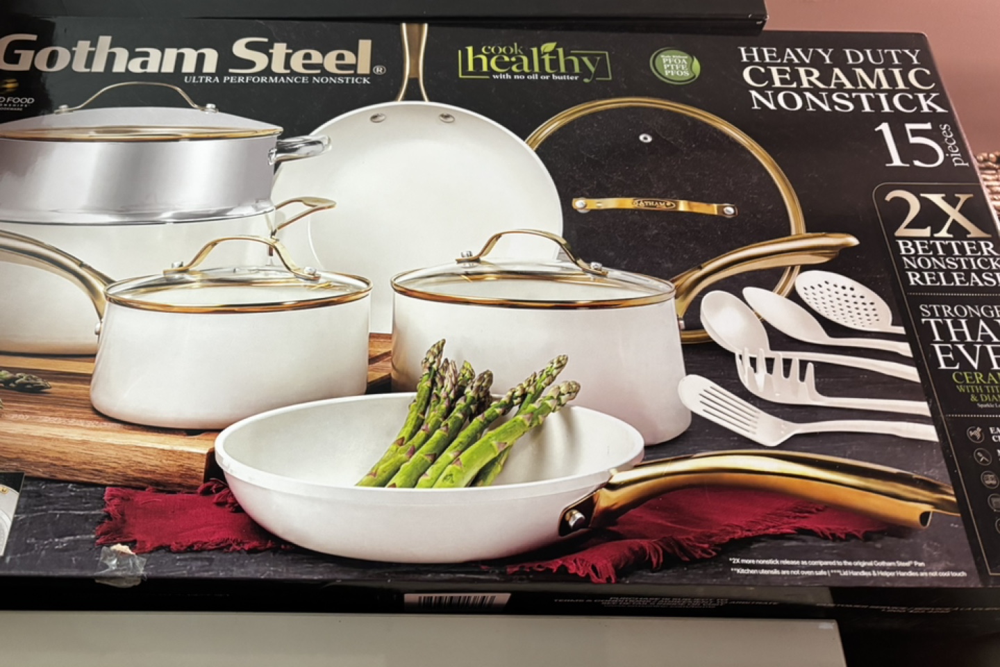 Gotham Steel 15 Piece Cookware Set