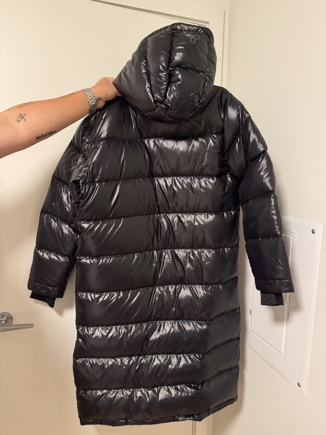 Aritzia Super Puff Long Hi-Gloss Down Jacket Long - photo 2