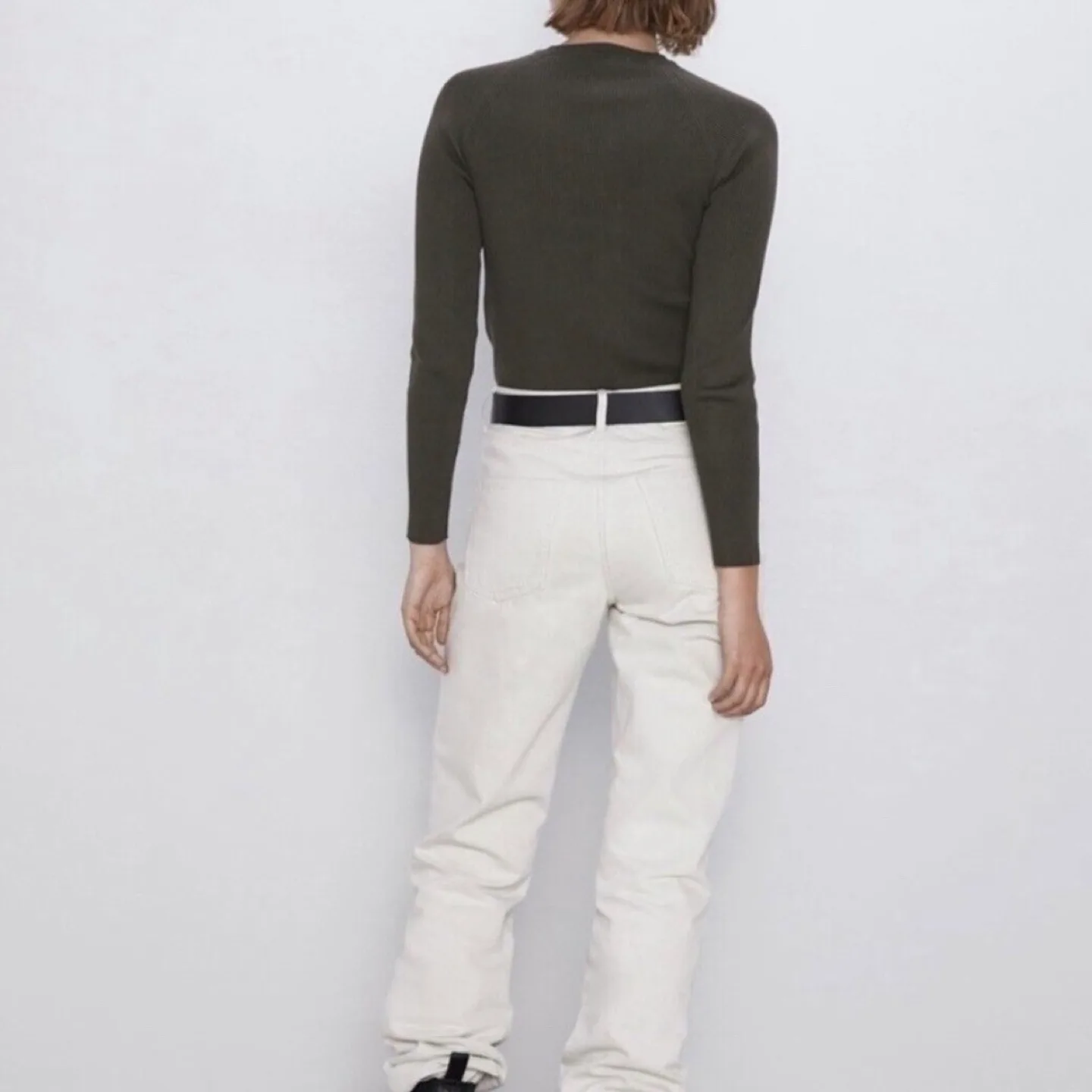 Zara Button Detail Long Sleeve Top image indicator(2)