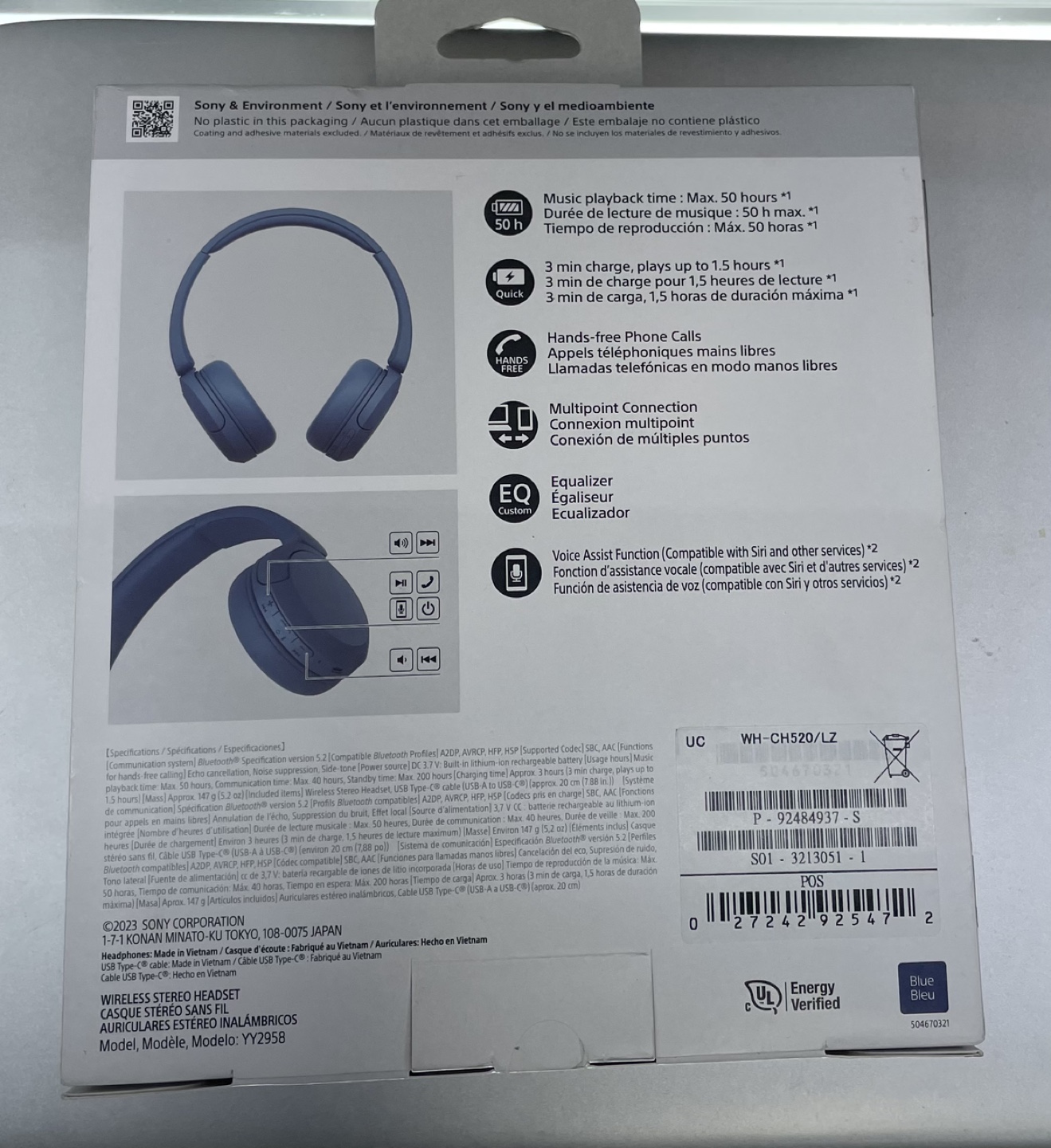 Sony WH-CH520 Wireless Headphones - photo 2