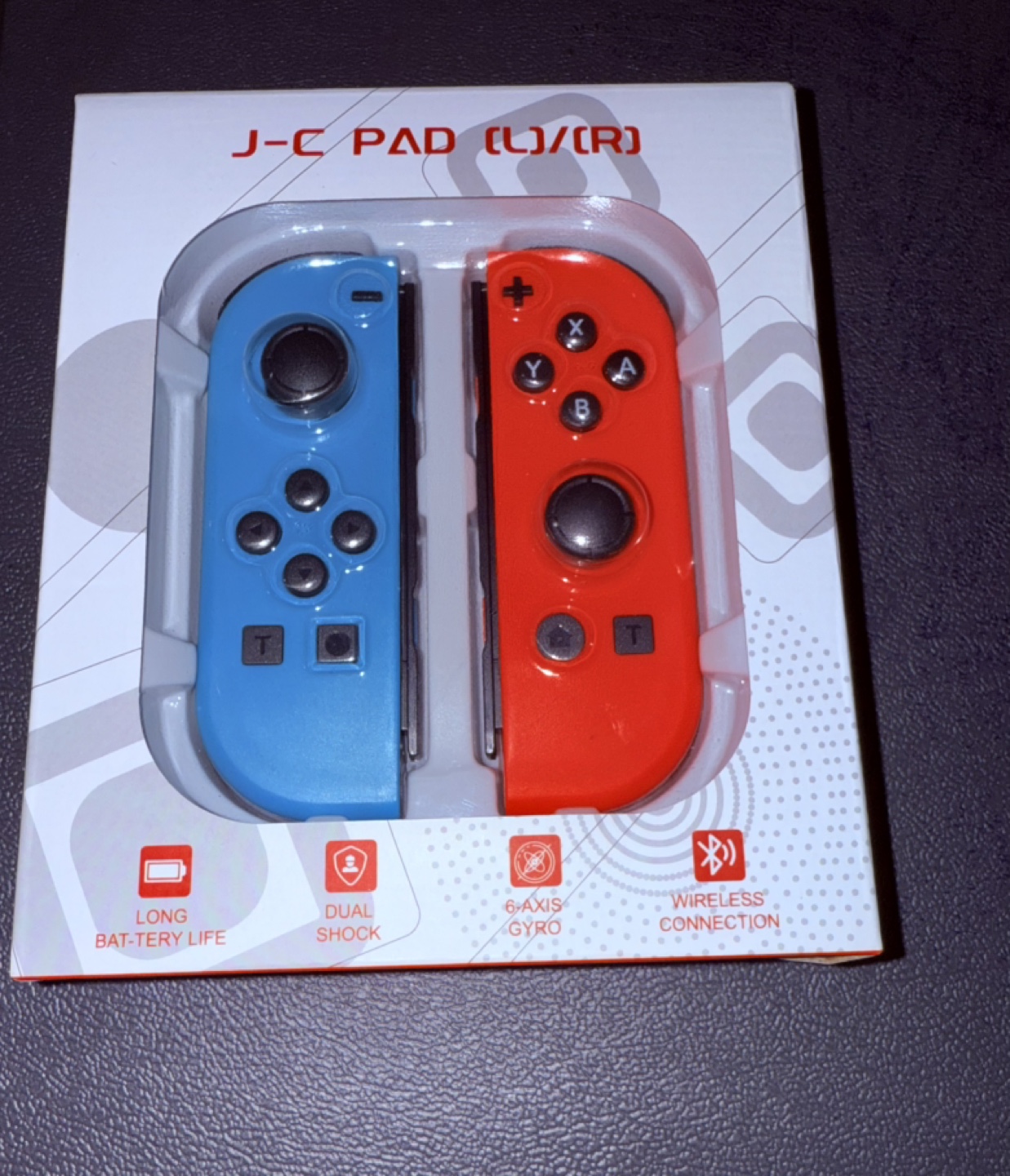 Nintendo Switch Joy-con-Controllers With LEDs  Red & Blue Color