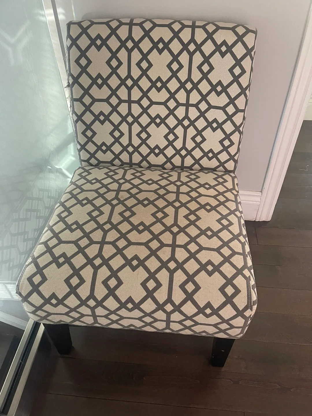 Accent Chair with Geometric Pattern thumbnail