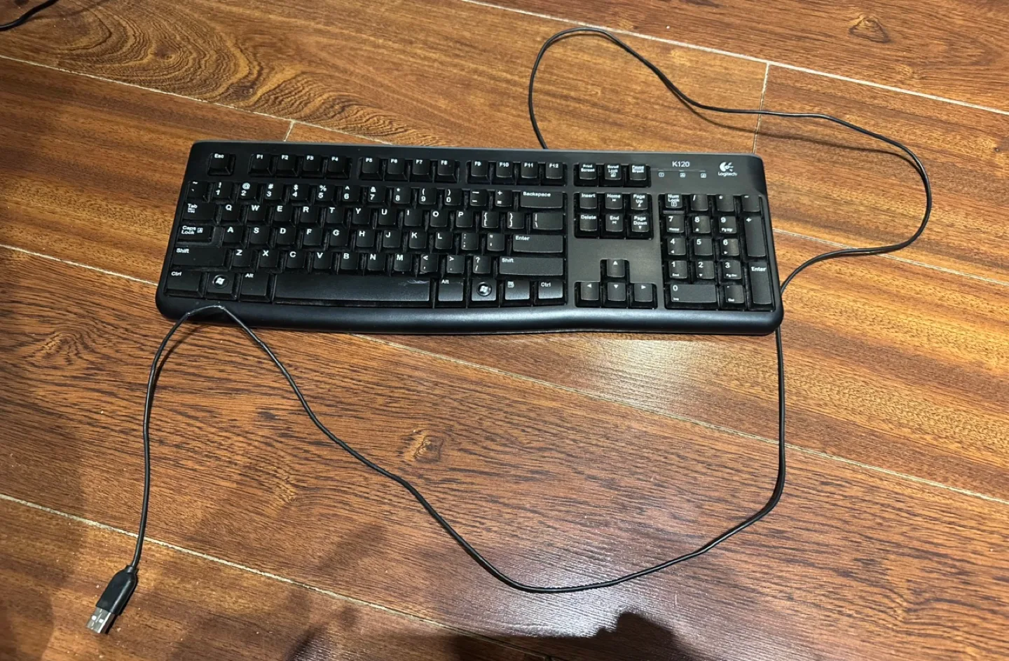 Logitech K120 Wired Keyboard #freecycle thumbnail