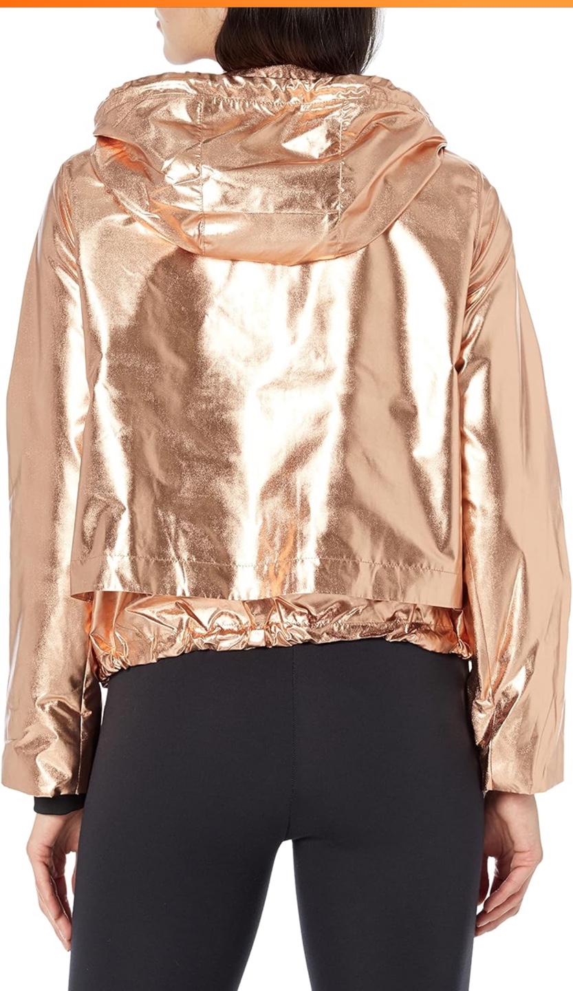 DKNY Sport Rose Gold Metallic Jacket - photo 2