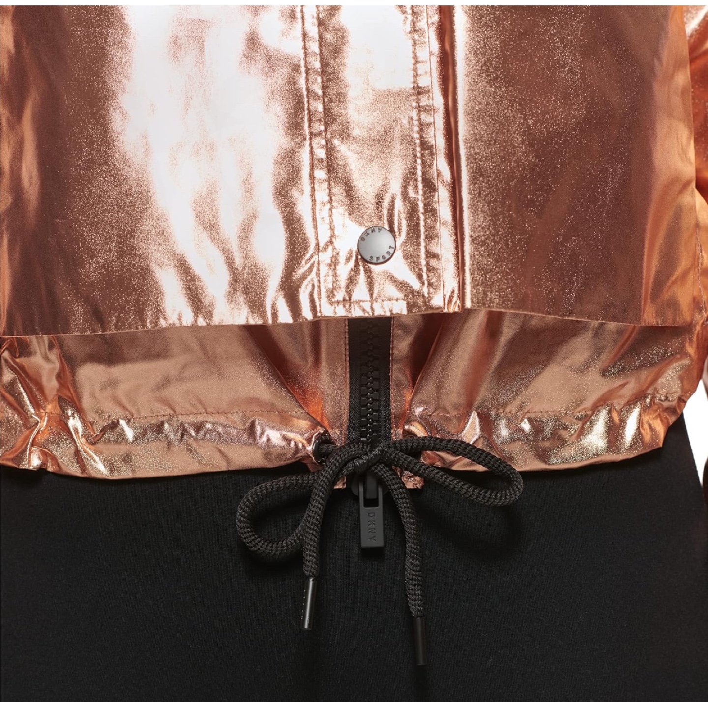 DKNY Sport Rose Gold Metallic Jacket - photo 4