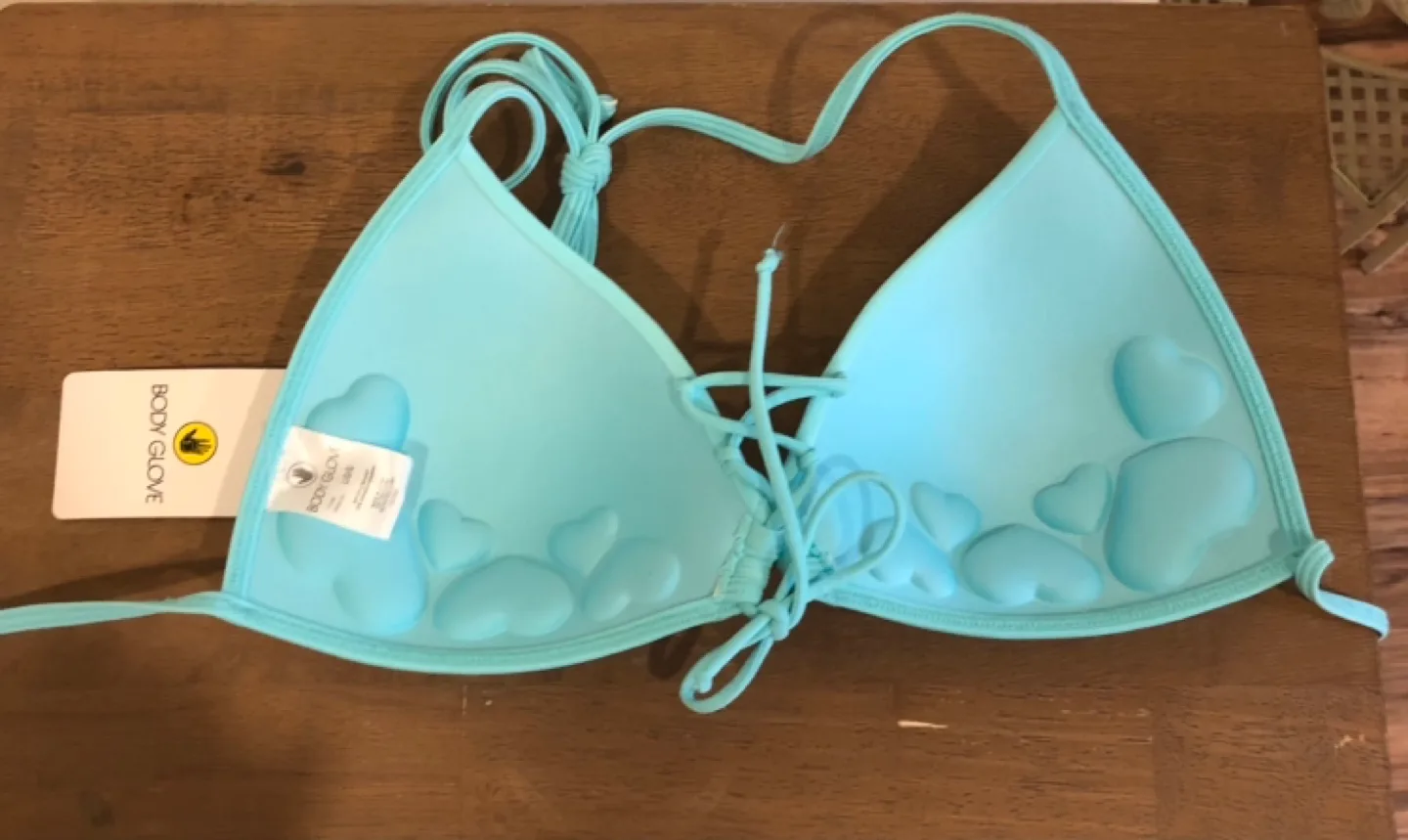 Body Glove Women's Aqua Blue Bikini Top image indicator(4)