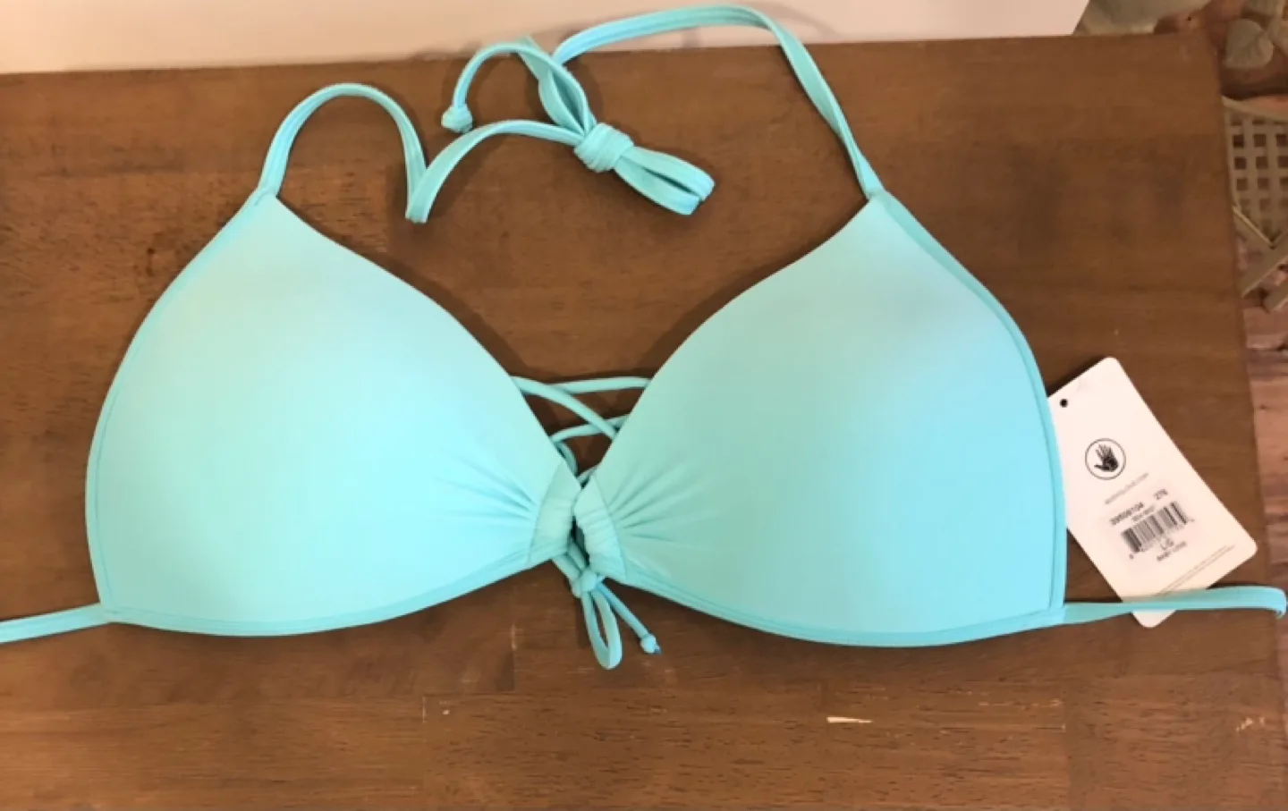 Body Glove Women's Aqua Blue Bikini Top image indicator(3)