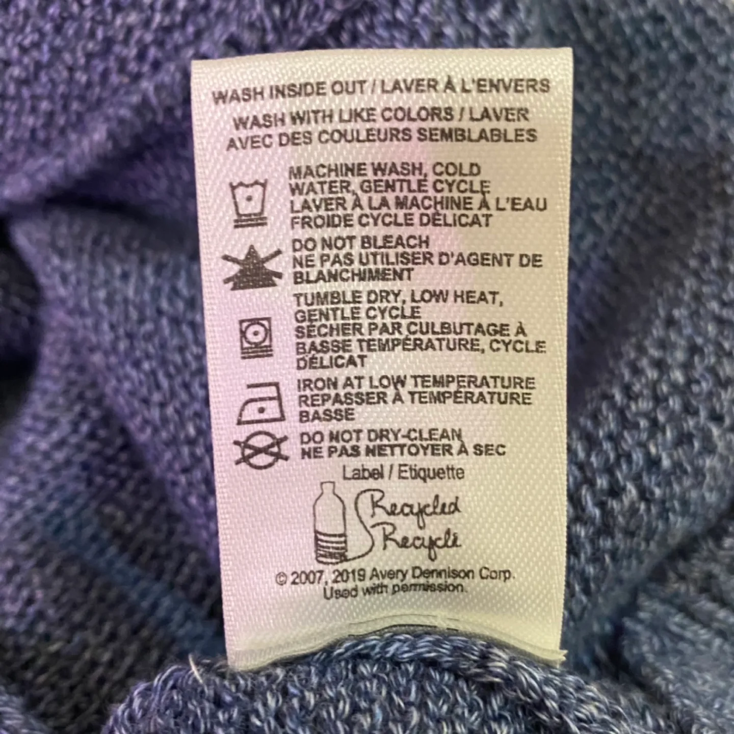 Denver Hayes Men's Blue Cardigan Sweater Size Large image indicator(10)