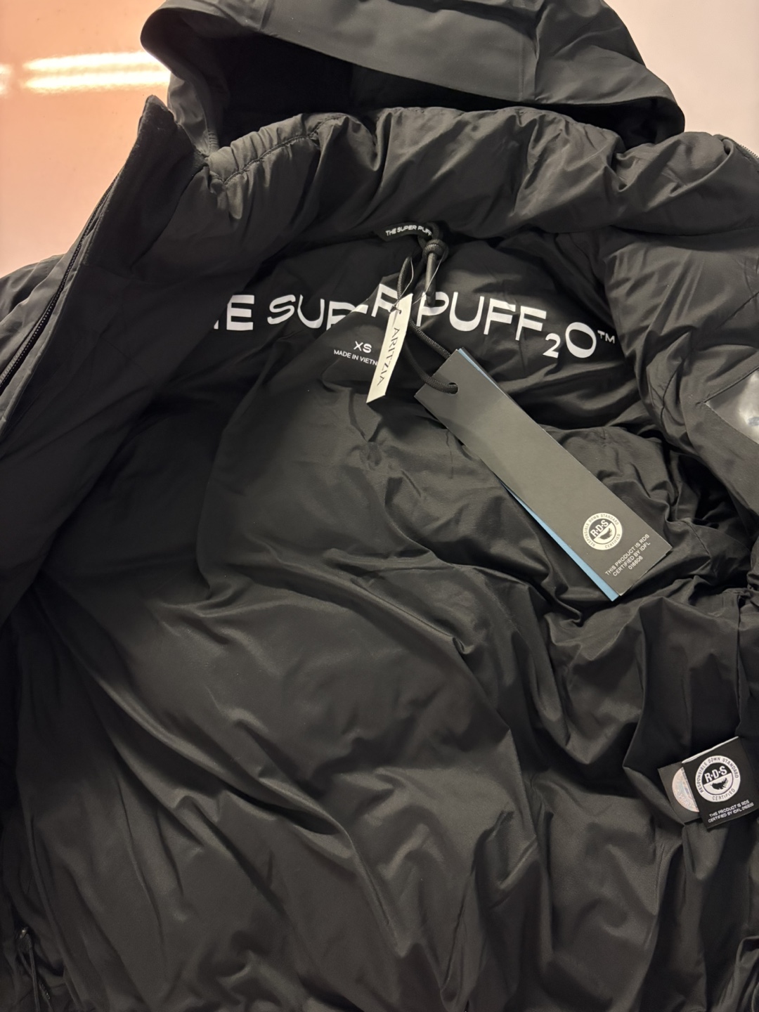 Super Puffh20 Shorty Jacket - Black - photo 2