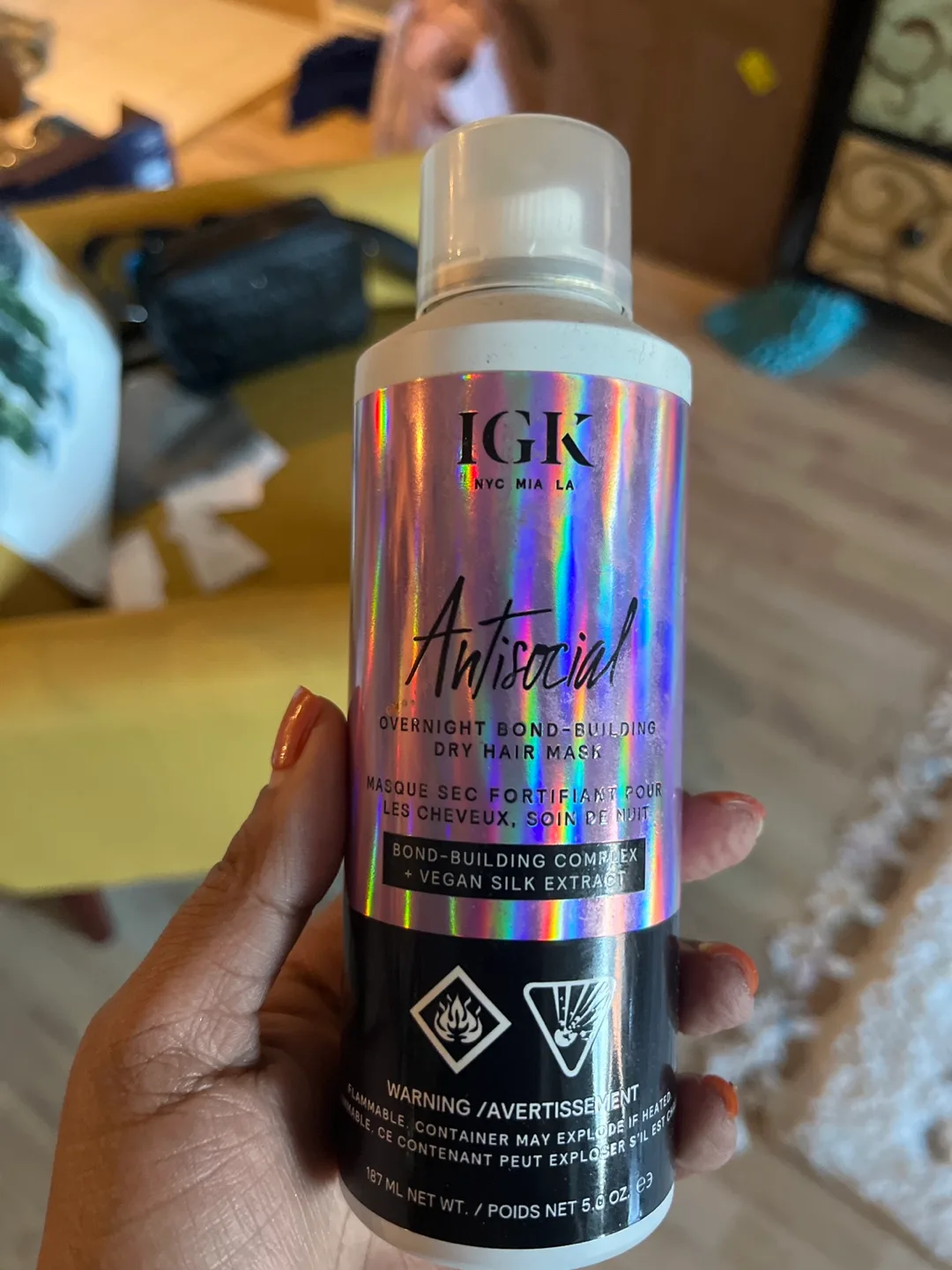 IGK Antisocial Overnight Bond-Building Dry Hair Mask thumbnail