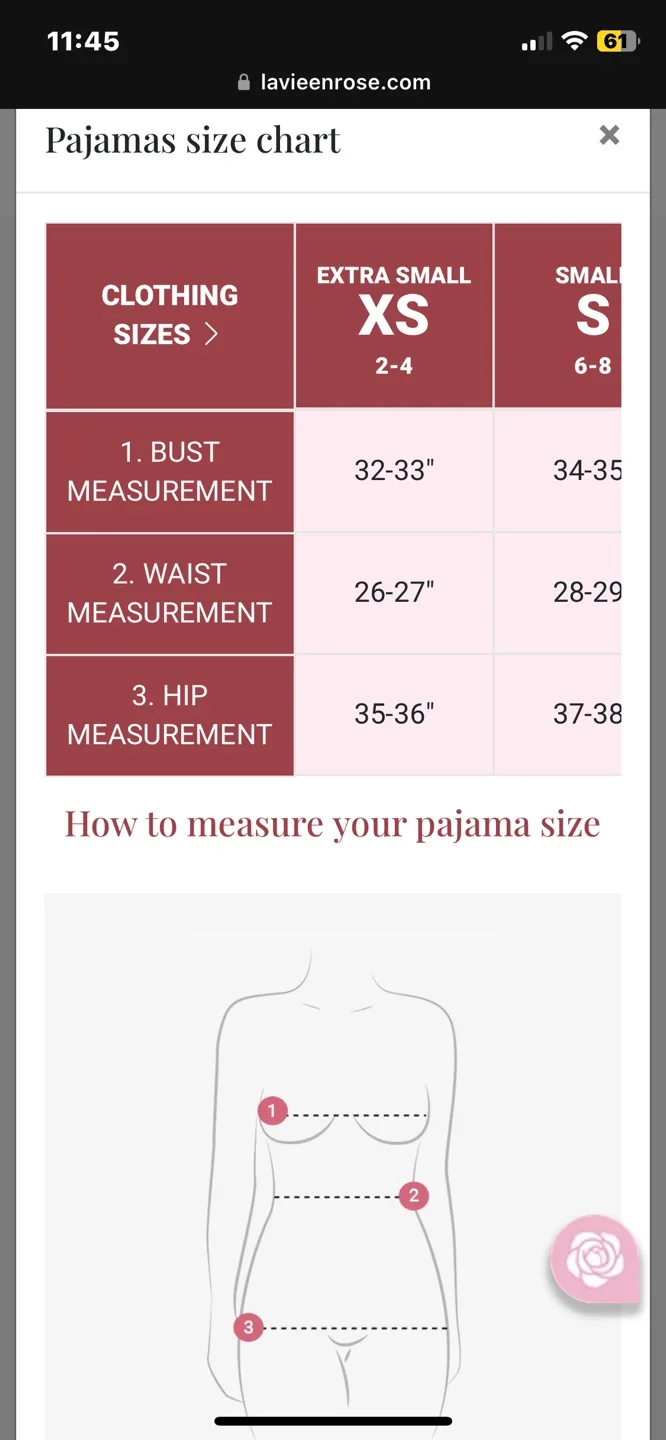 La Vie en Rose Womens Flannel Pajama Set - XS image indicator(2)