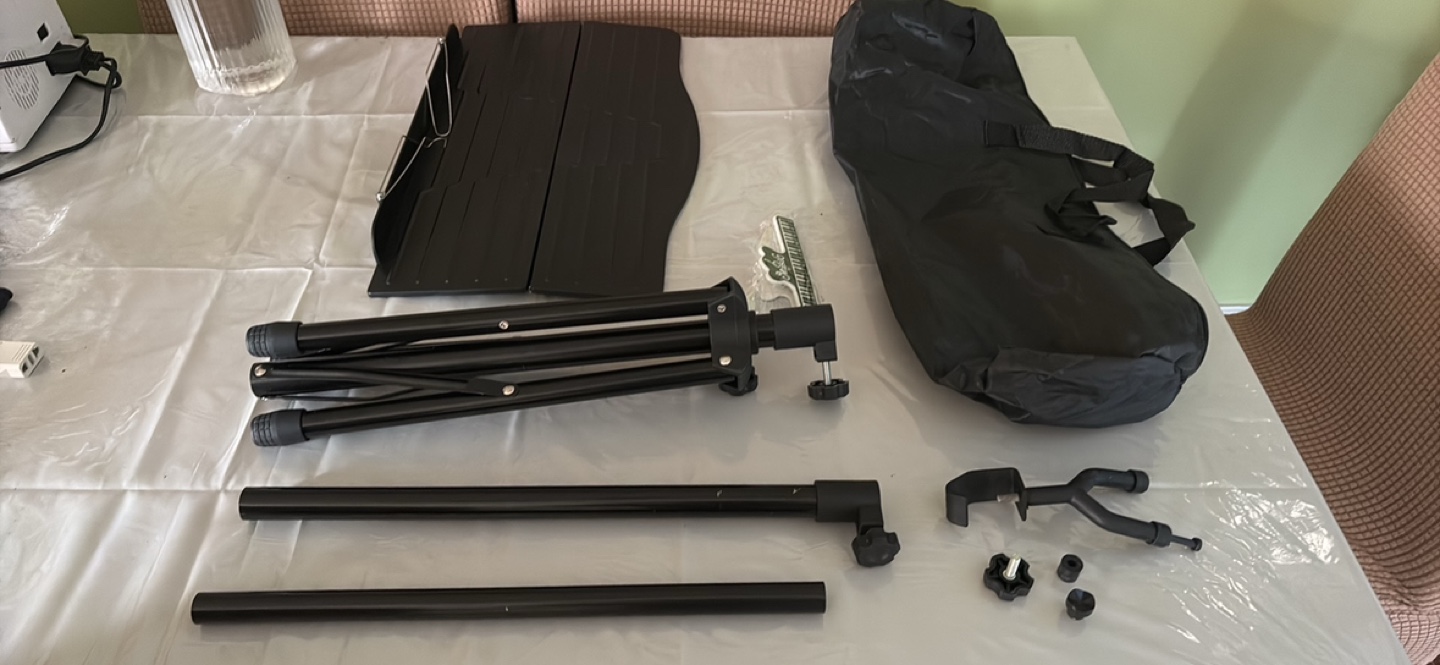 Musical Instrument Stand with Light & Carrying Case - photo 2