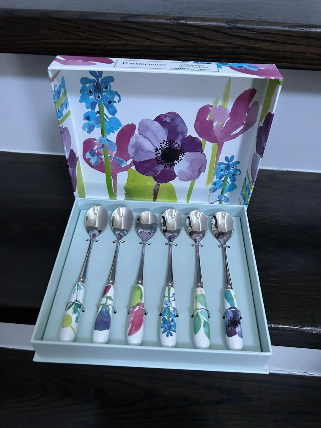 Portmeirion Water Garden Teaspoons image indicator(2)