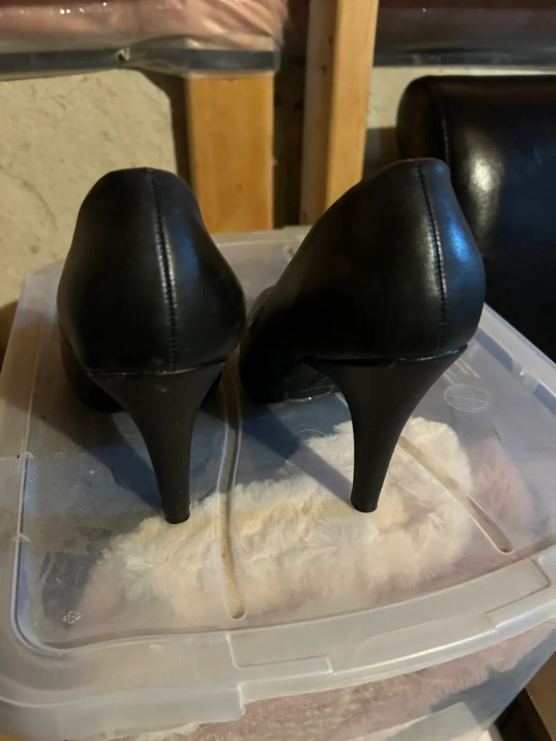 Studio Black Peep Toe Heels image indicator(3)