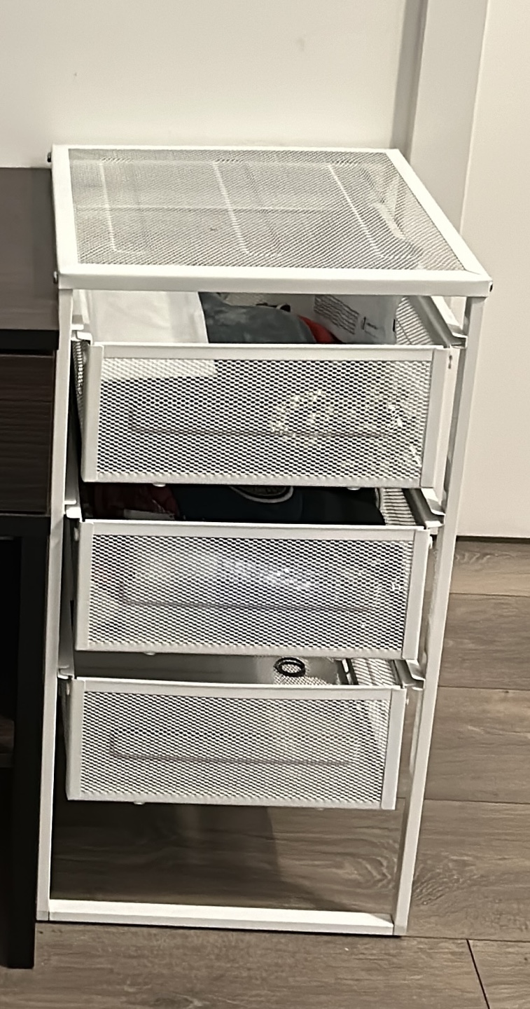 White 3-Drawer Organizer - photo 2