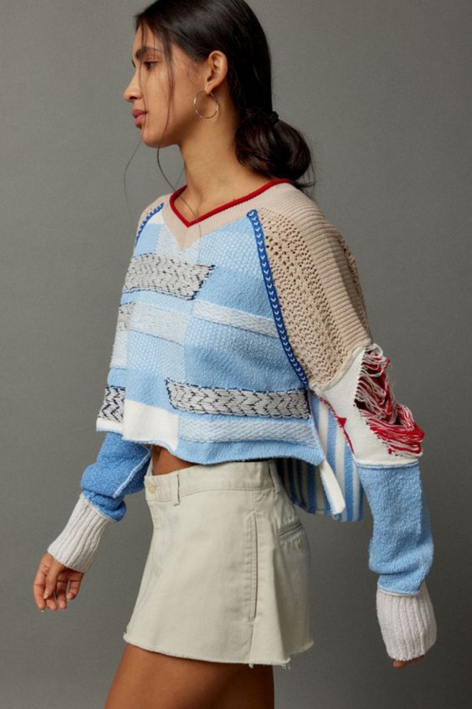 BDG Patchwork Knit Sweater - M (Brand new) - photo 2