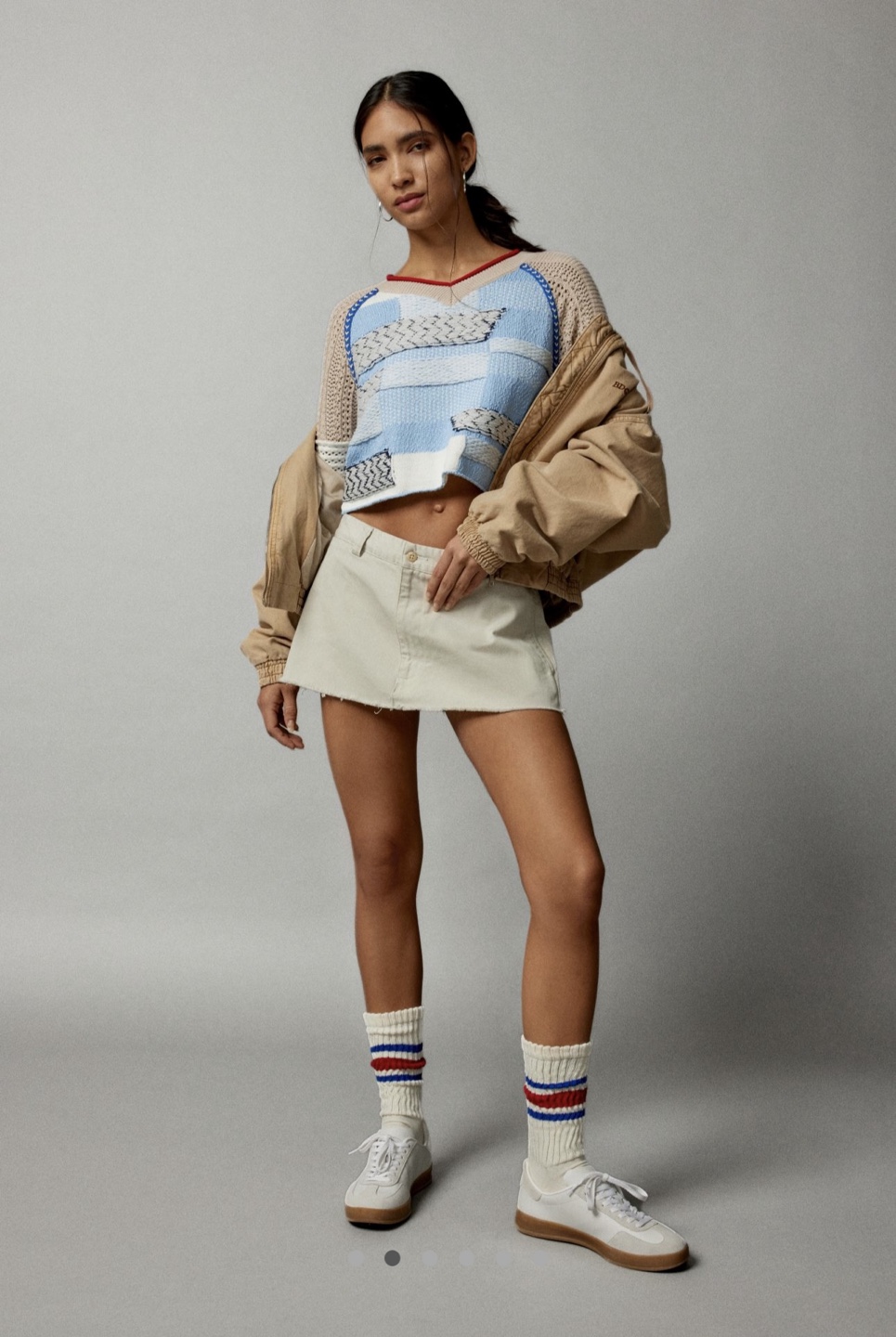 BDG Patchwork Knit Sweater - M (Brand new) - photo 4
