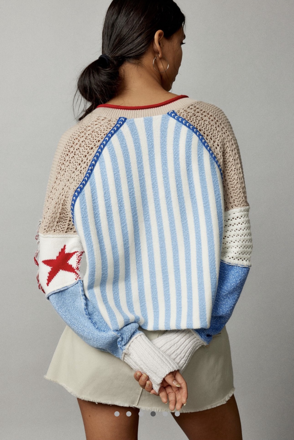 BDG Patchwork Knit Sweater - M (Brand new) - photo 5