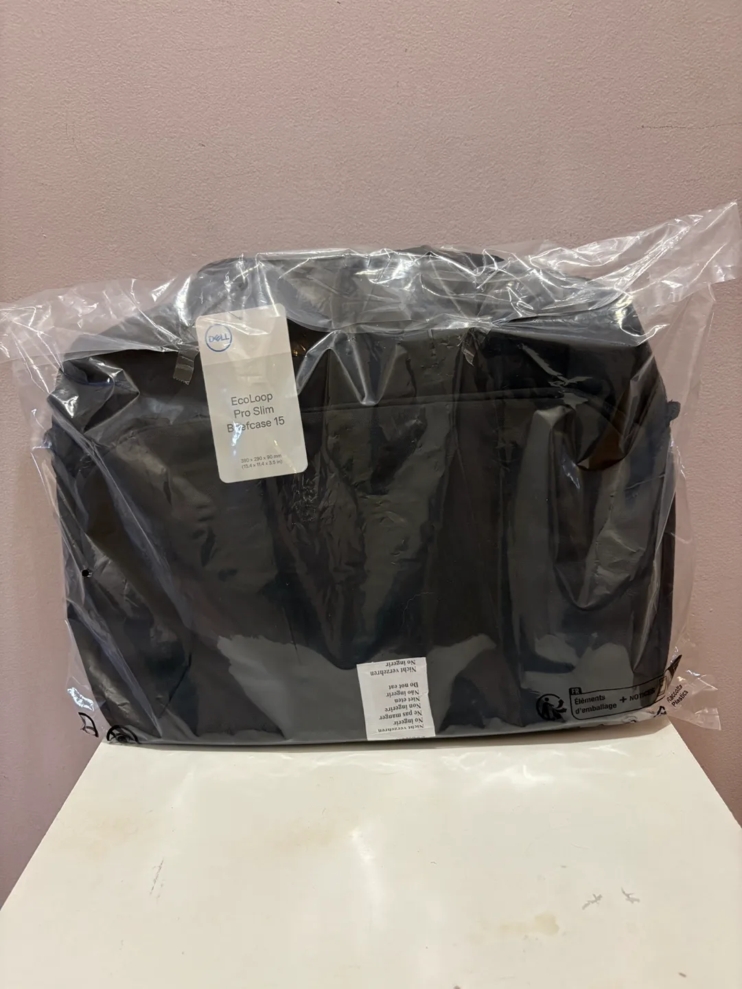 *New* Laptop Bag with Luggage Trolley Strap - Black - Dell image indicator(2)