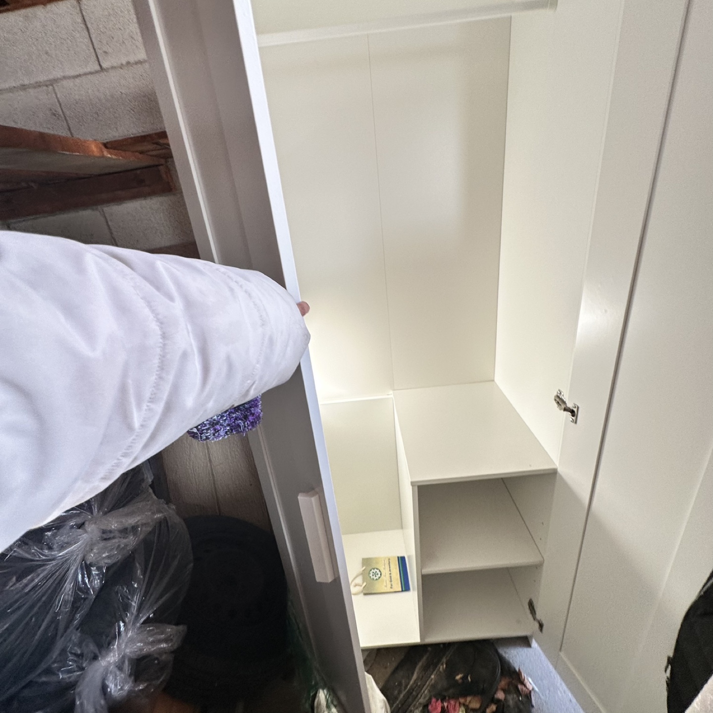 White Closet Cabinet - photo 2