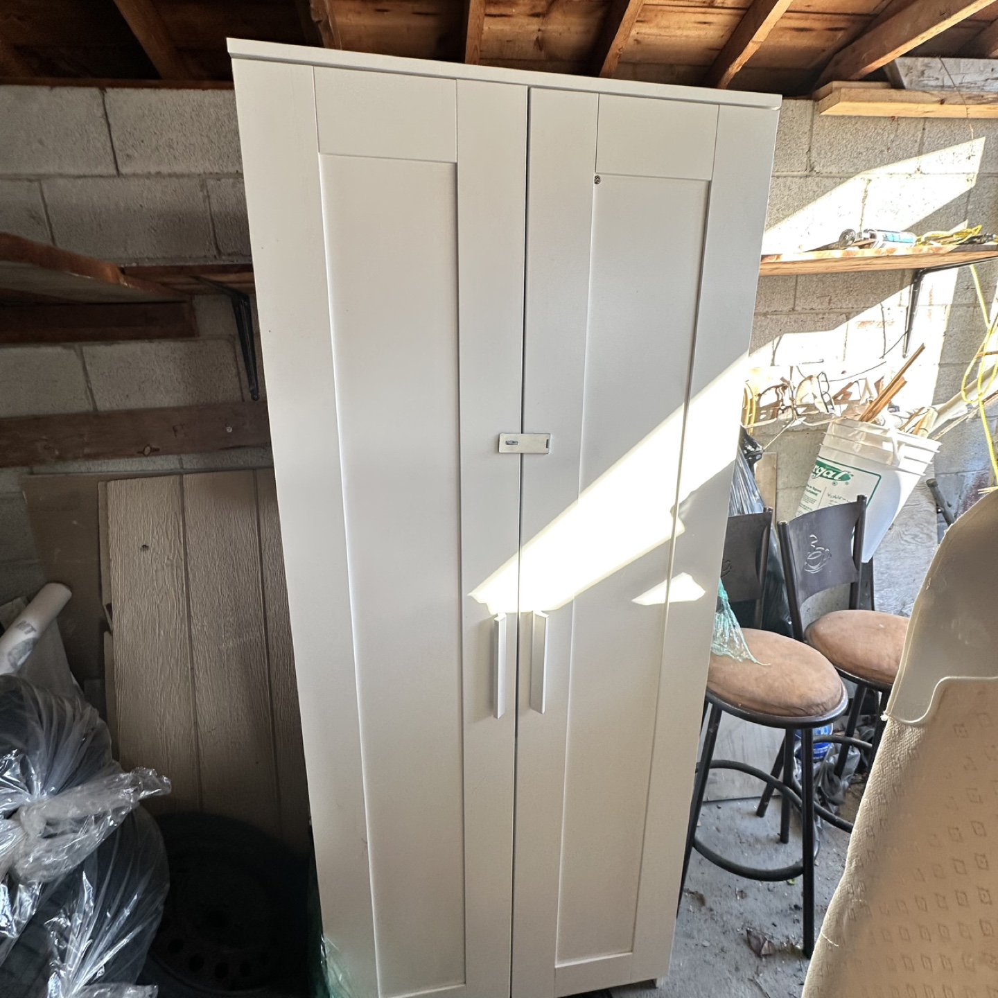 White Closet Cabinet
