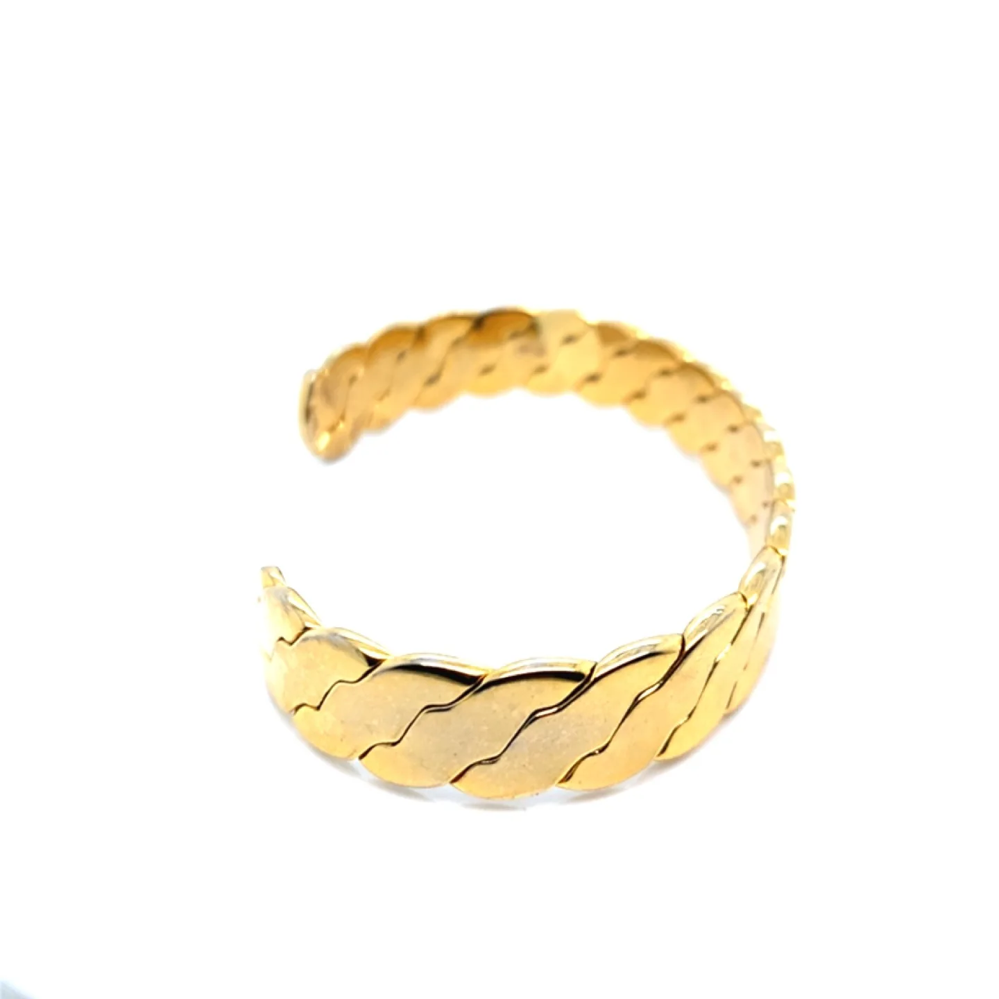 Gold Tone Cuff Bracelet image indicator(2)