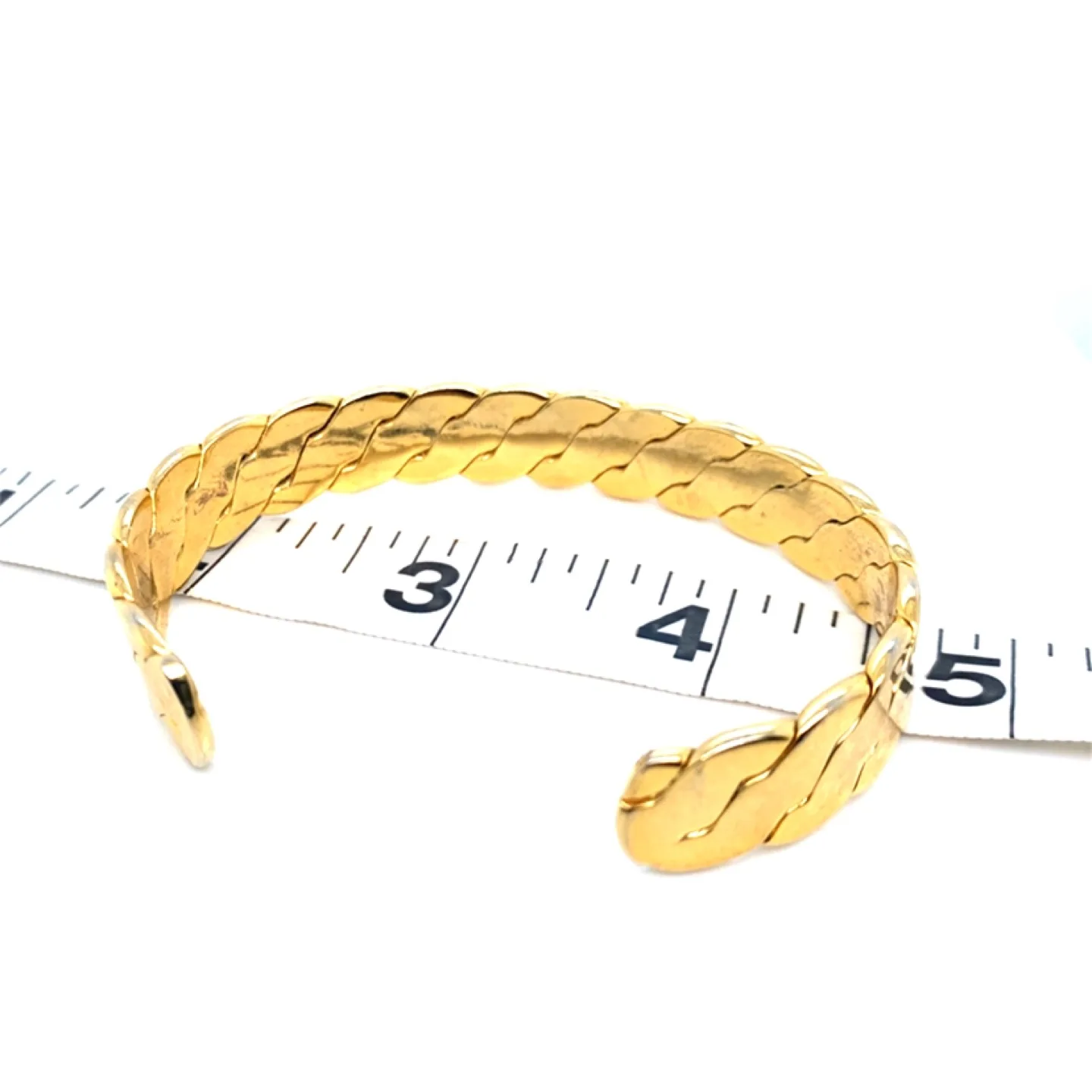 Gold Tone Cuff Bracelet image indicator(3)