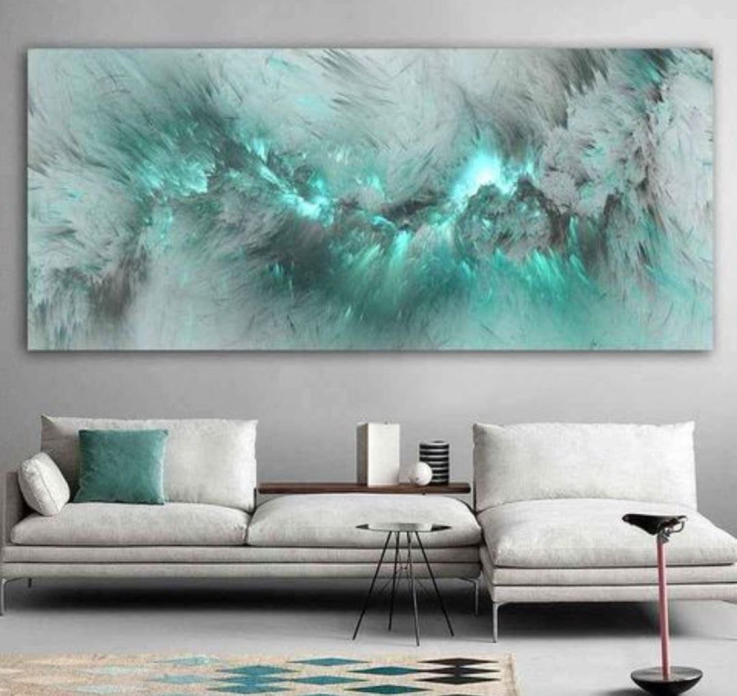 Large Abstract Canvas Wall Art - photo 3
