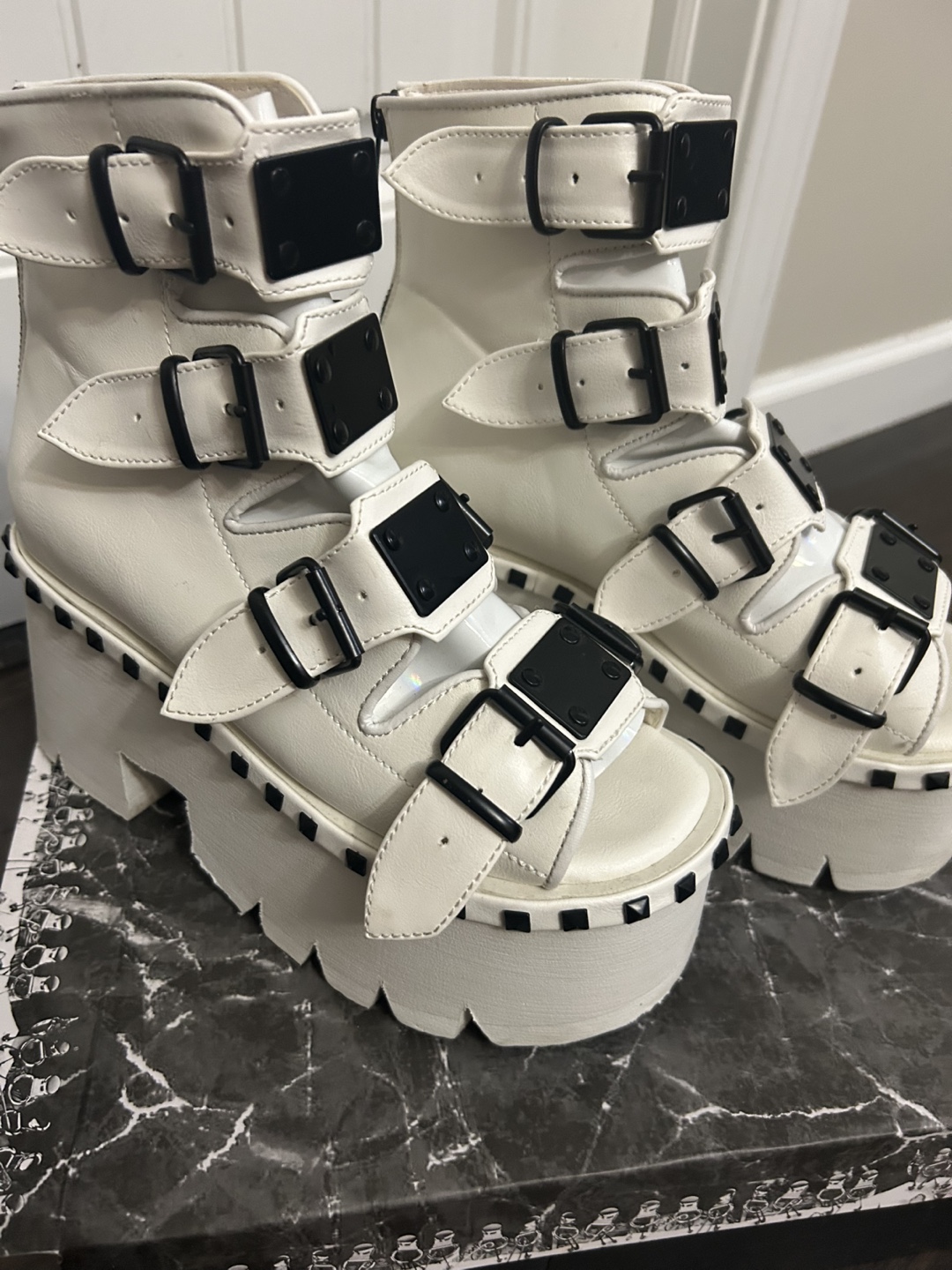 Demonia Platform Buckle Boots - photo 2