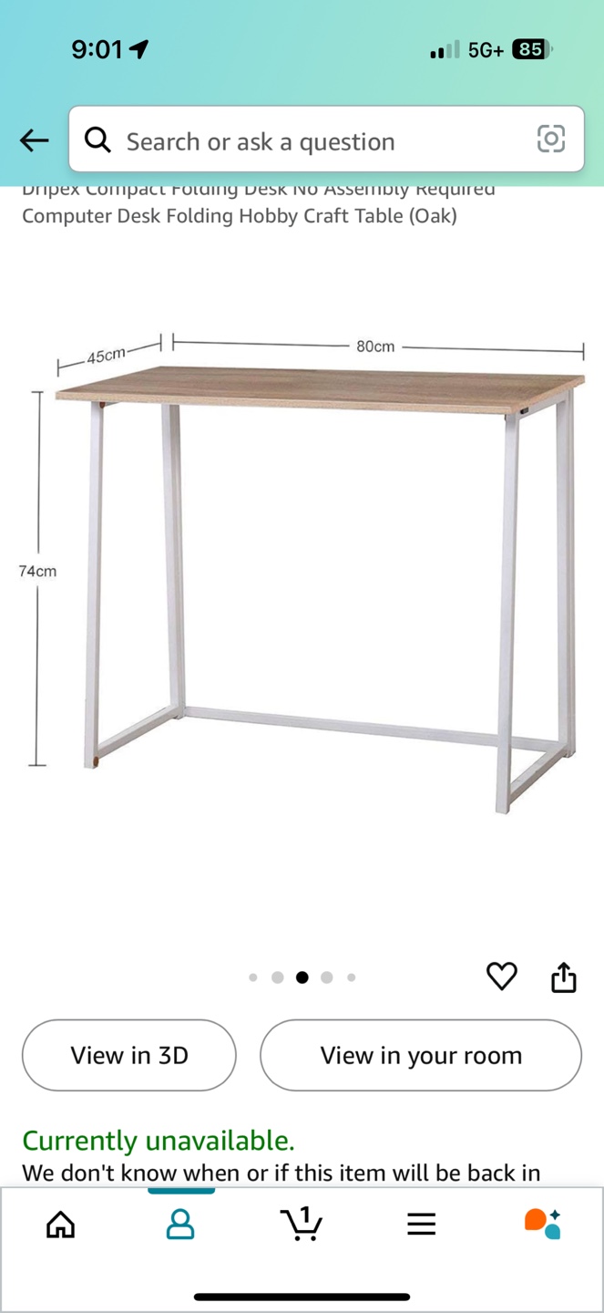 Folding Table/desk - photo 4