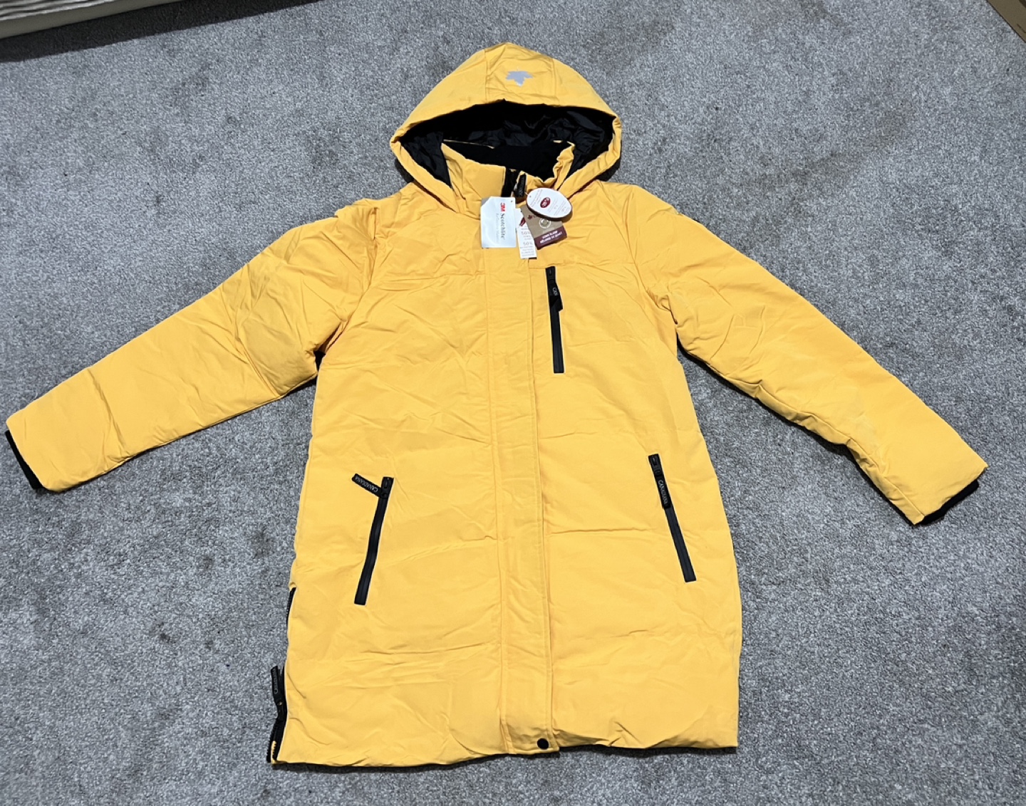 Canadiana Yellow Winter Coat