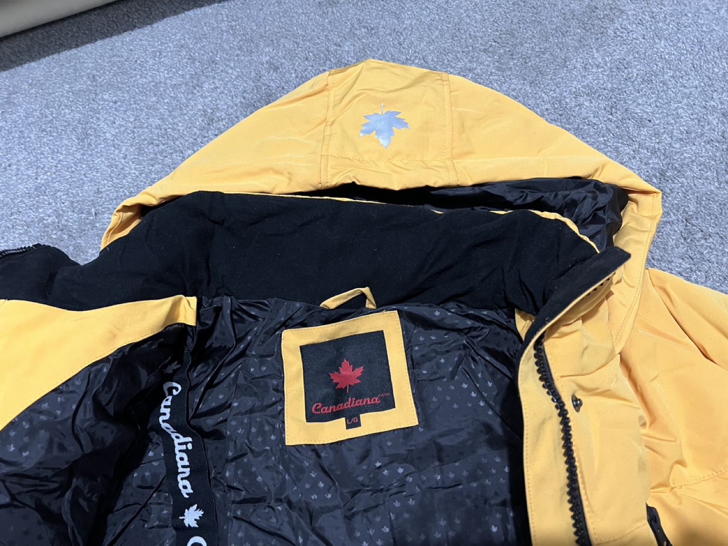 Canadiana Yellow Winter Coat - photo 3
