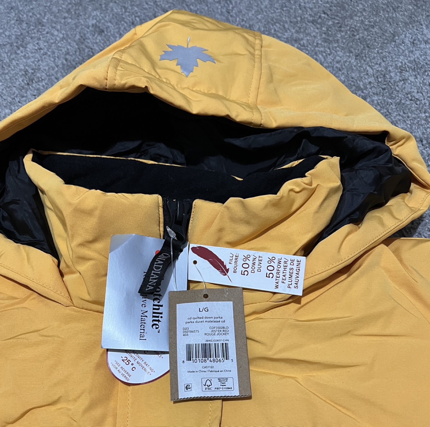 Canadiana Yellow Winter Coat - photo 4