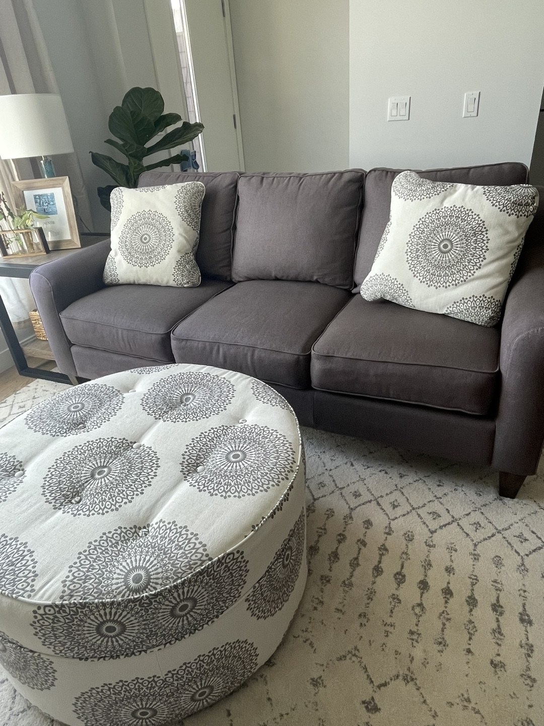 Lazy Boy Couch & Ottoman - photo 3