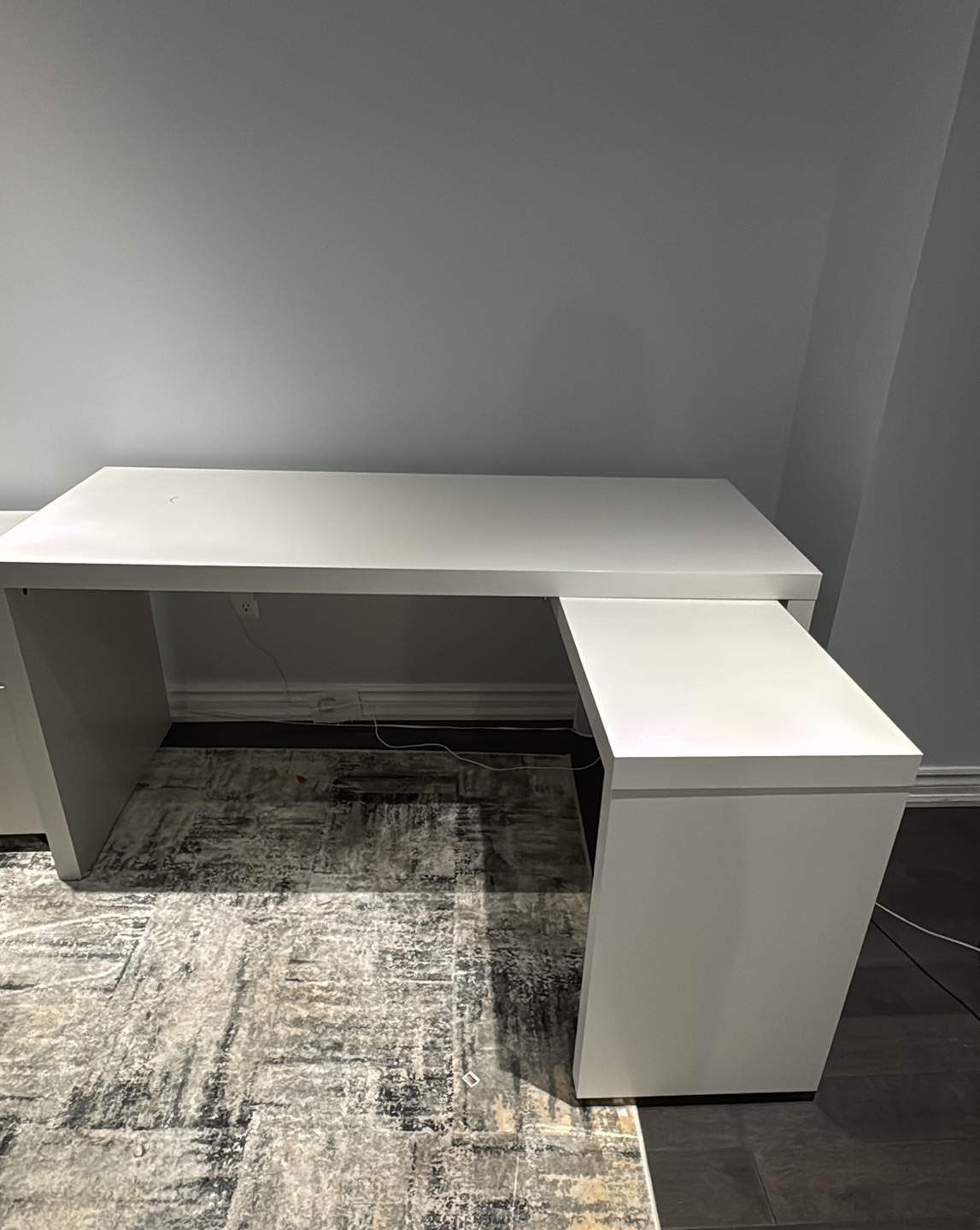 IKEA MALM Desk with Pull-Out Panel