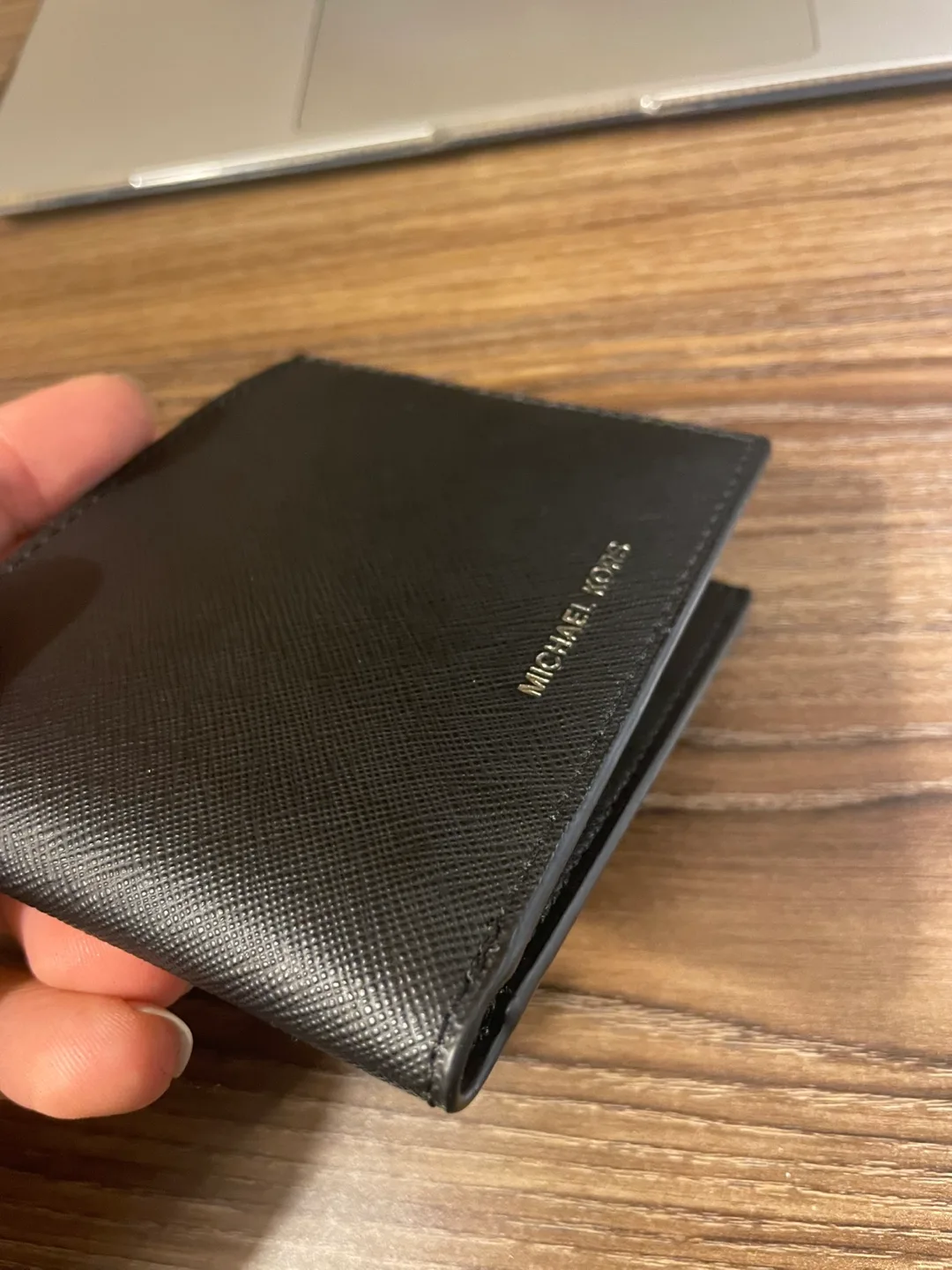 Michael Kors Black Leather Wallet thumbnail