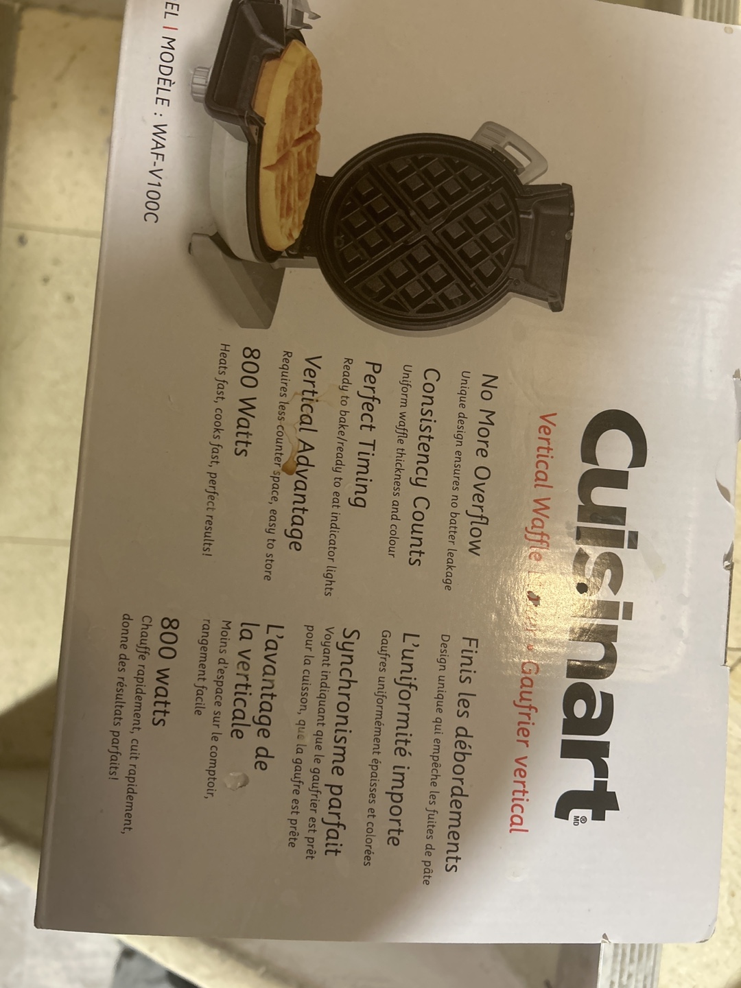 Cuisinart Vertical Waffle Maker - photo 2