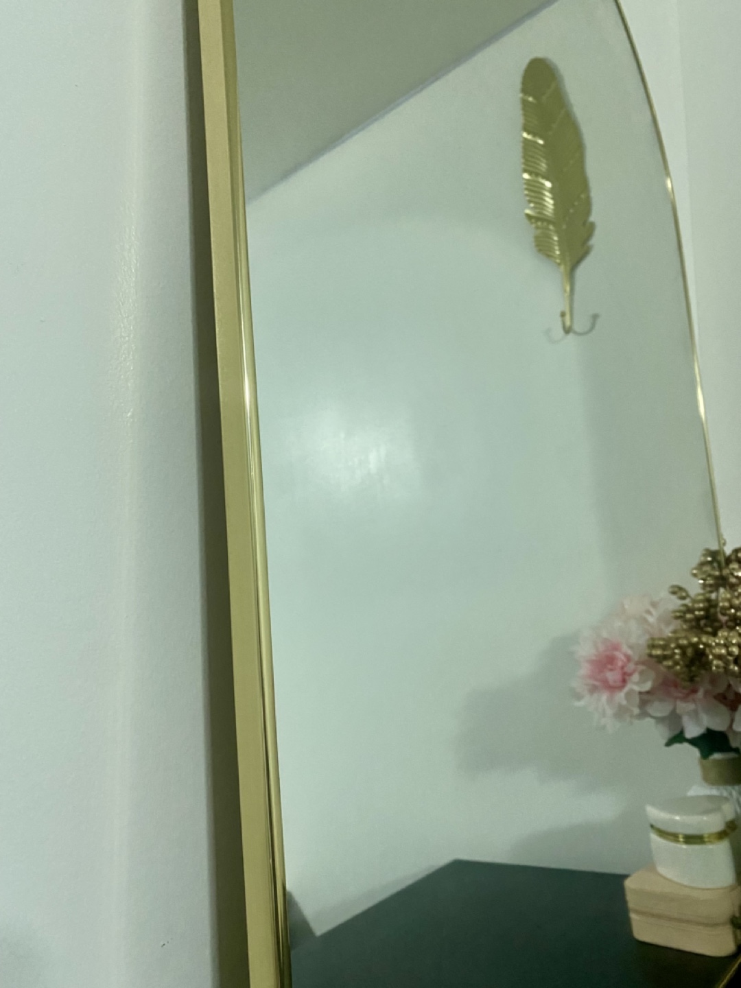 Gold Arch Mirror, extra large mirror - photo 2