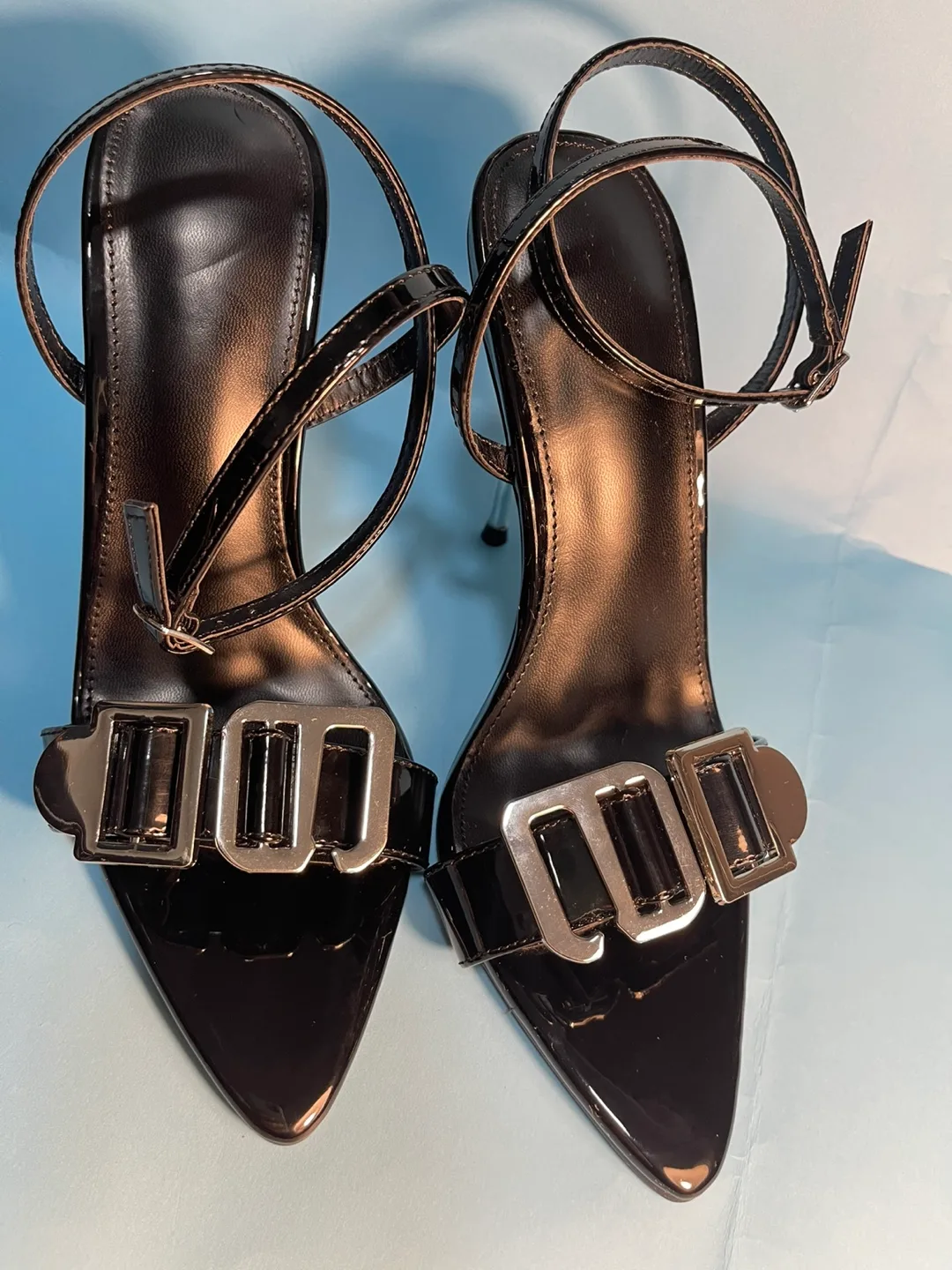 Black Buckle Heels thumbnail