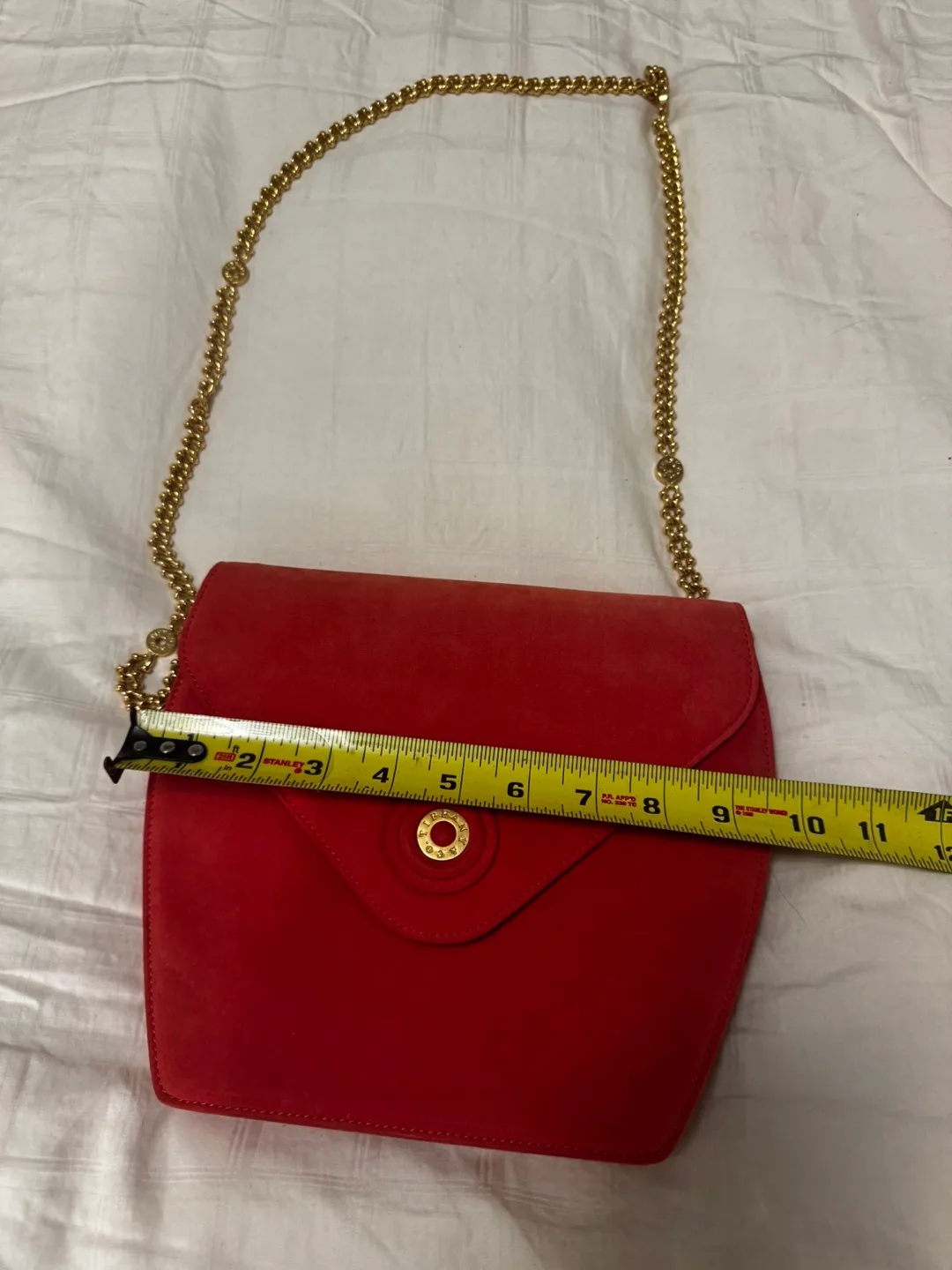 Never used Tiffany & Co. Suede with chain link purse image indicator(4)