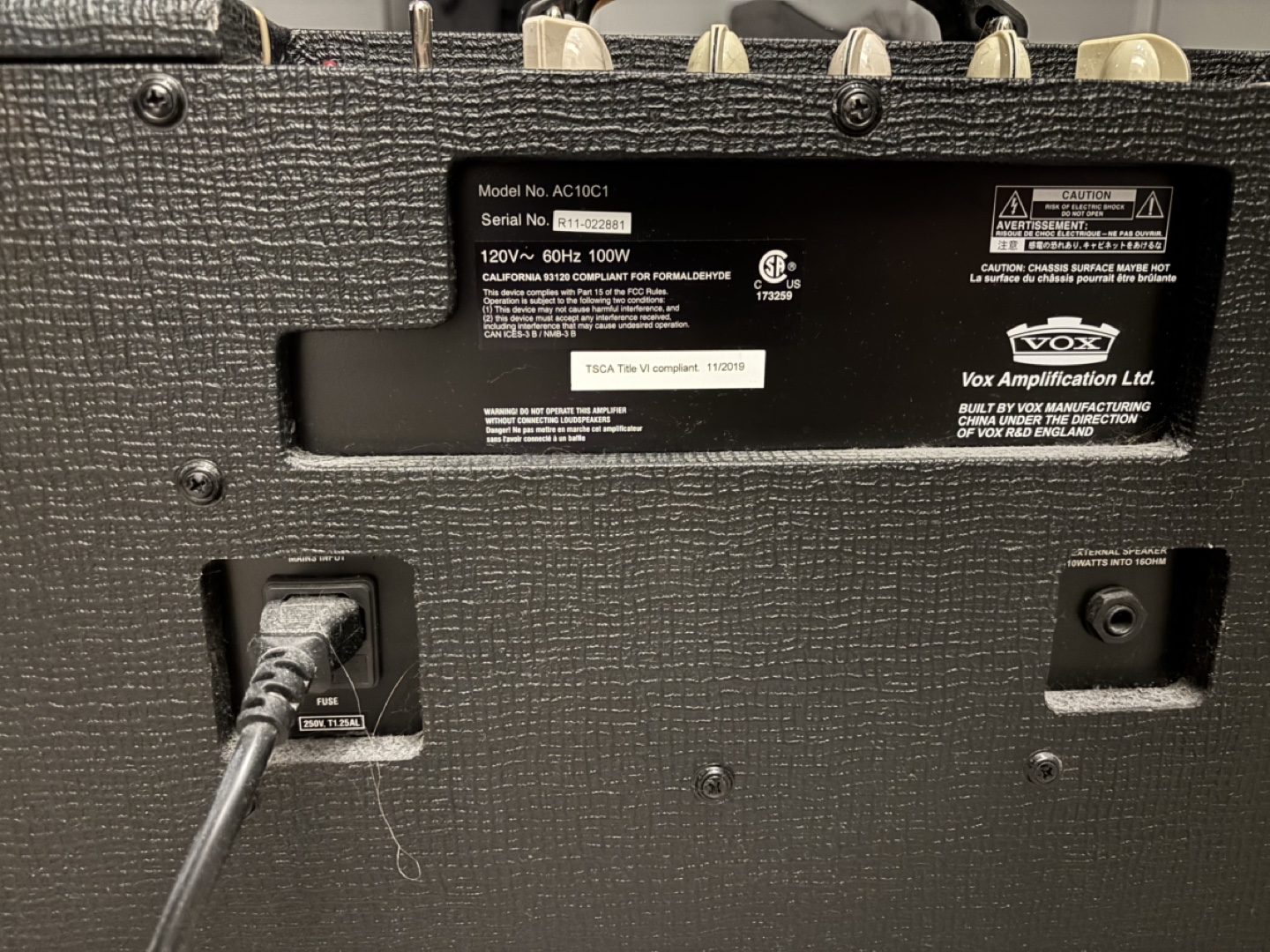 VOX AC10C1 10W Guitar Amplifier - photo 3