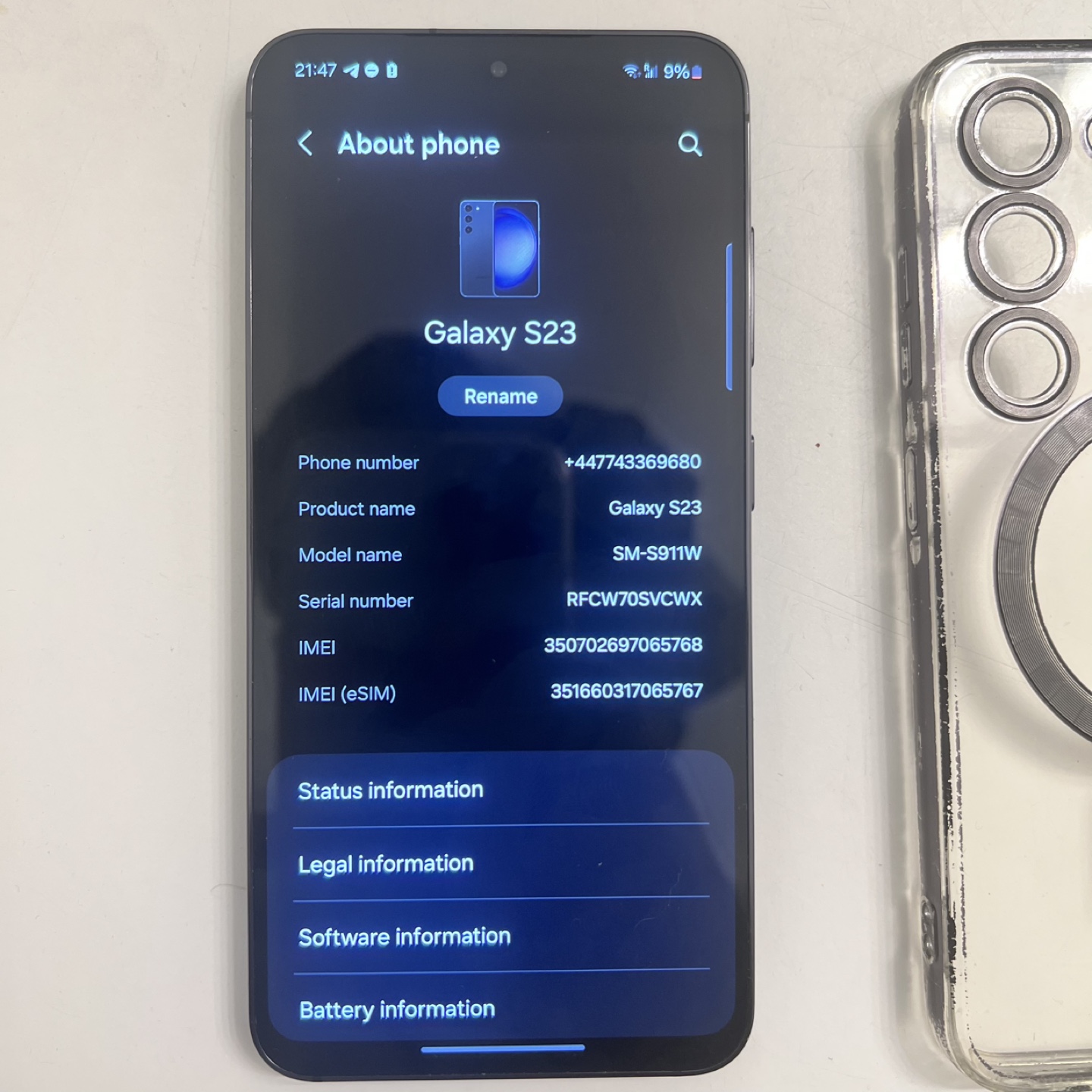 Samsung Galaxy S23 5G 128GB Black - photo 2