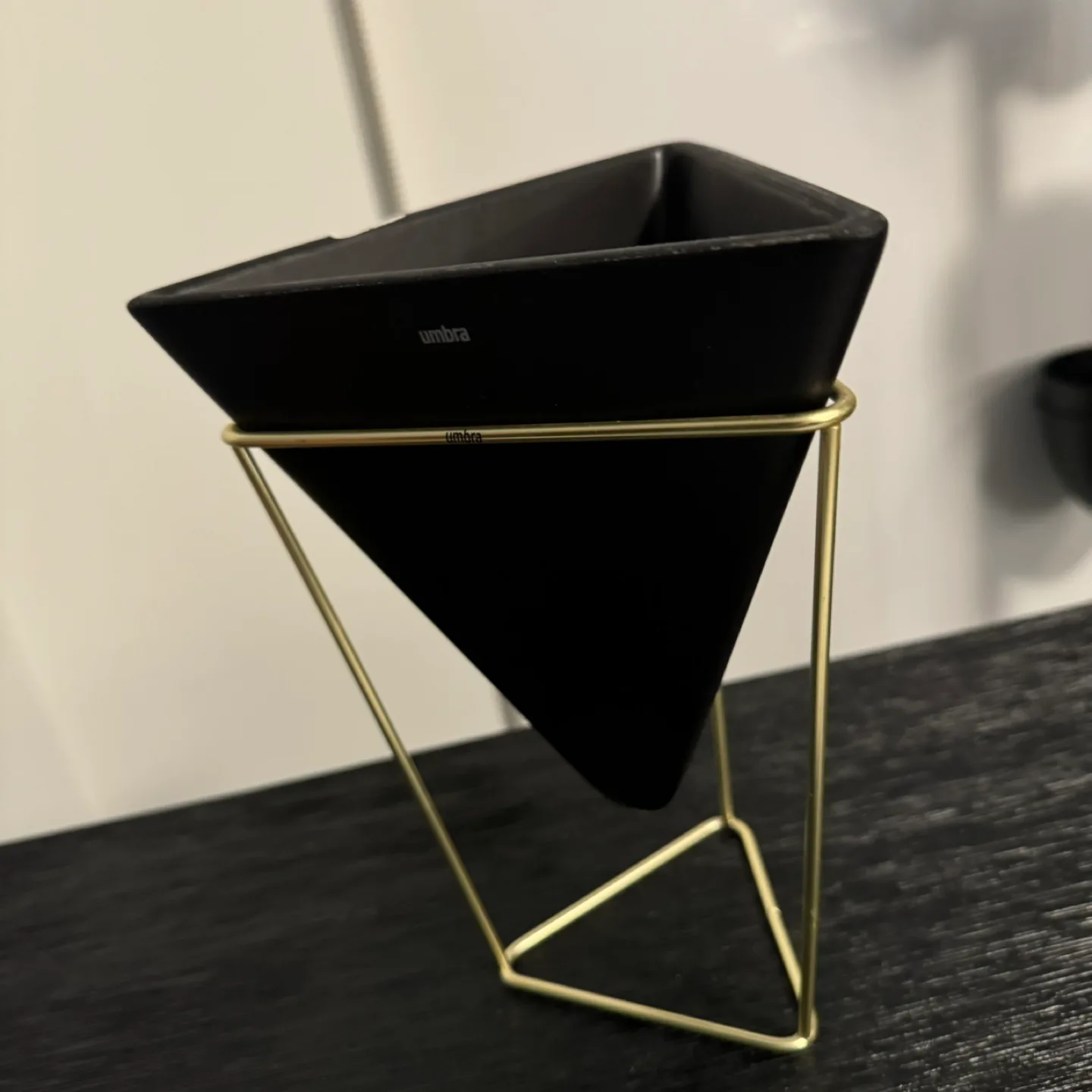 Umbra Triangular Planter with Stand #freecycle thumbnail
