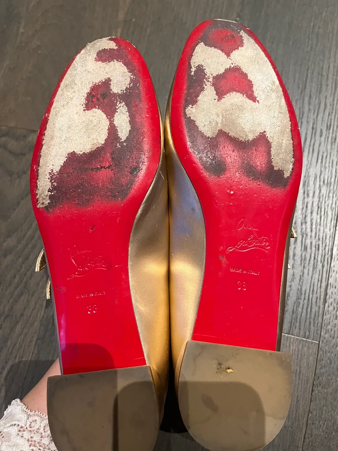 Christian Louboutin Miss Jane leather Mary Jane pumps image indicator(6)