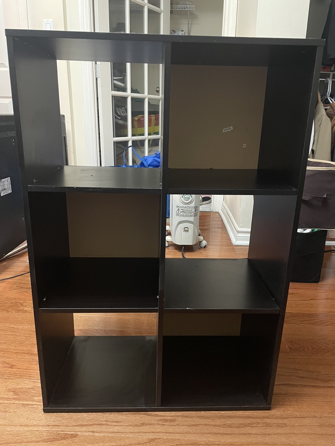 Black 6 Cube Organizer