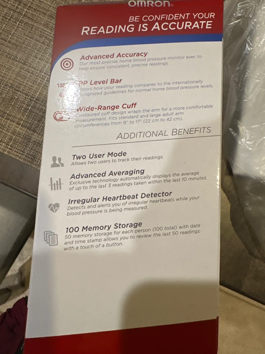 Omron 5 Series Blood Pressure Monitor image indicator(4)